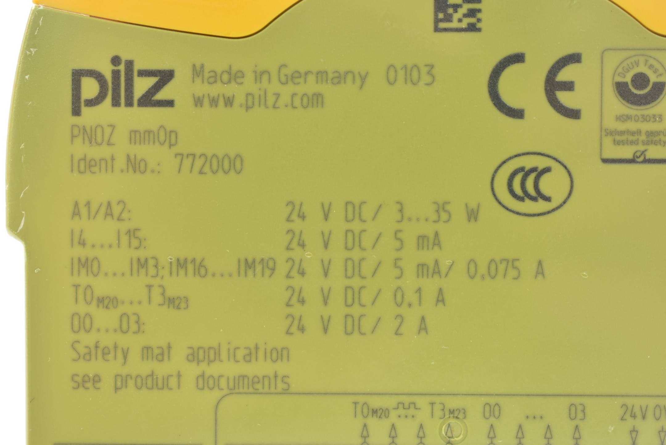 Pilz Sicherheitssteuerung PNOZ mm0p ( 772000 )