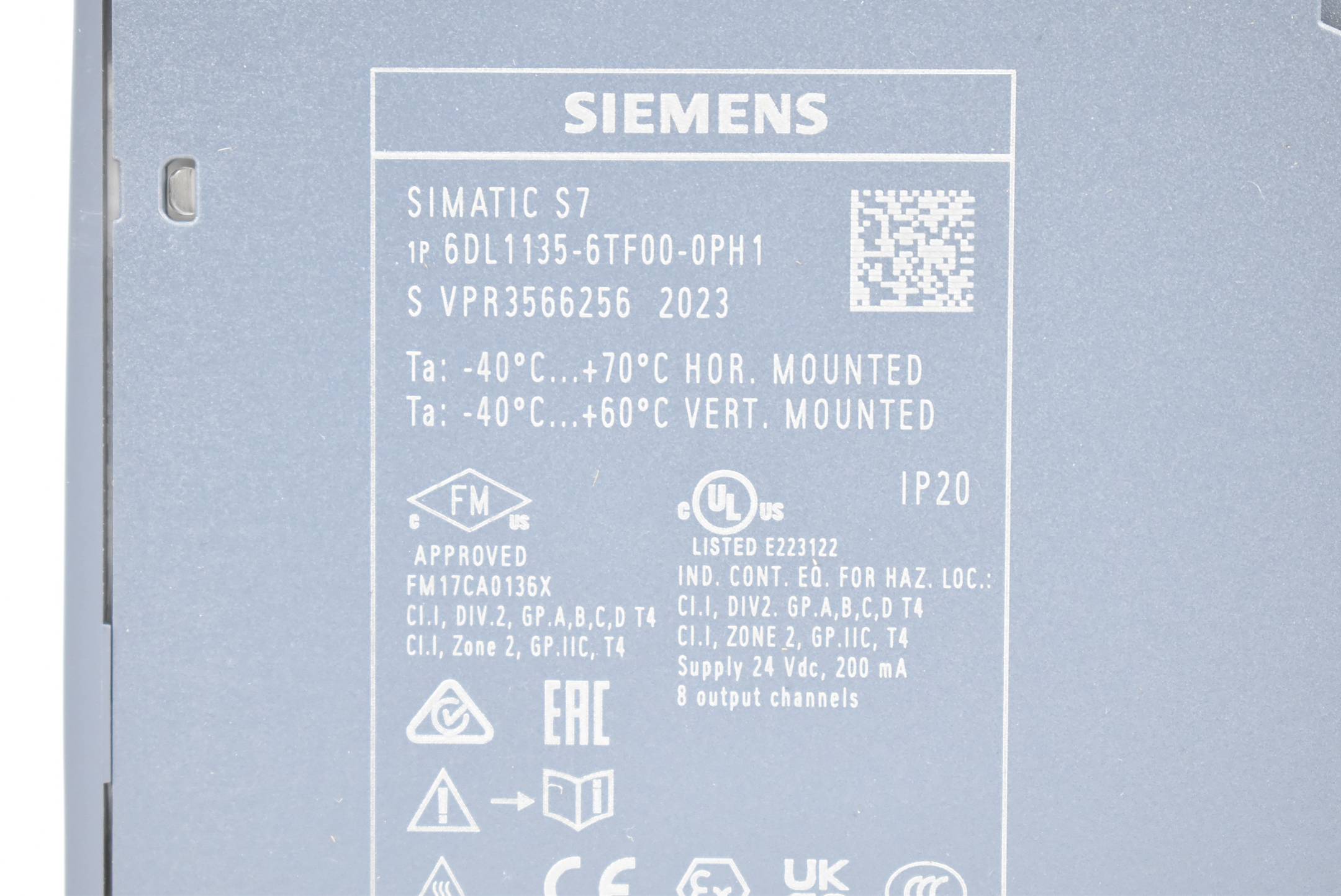 Siemens simatic ET 200SP HA analog 6DL1 135-6TF00-0PH1 ( 6DL1135-6TF00-0PH1 ) E3