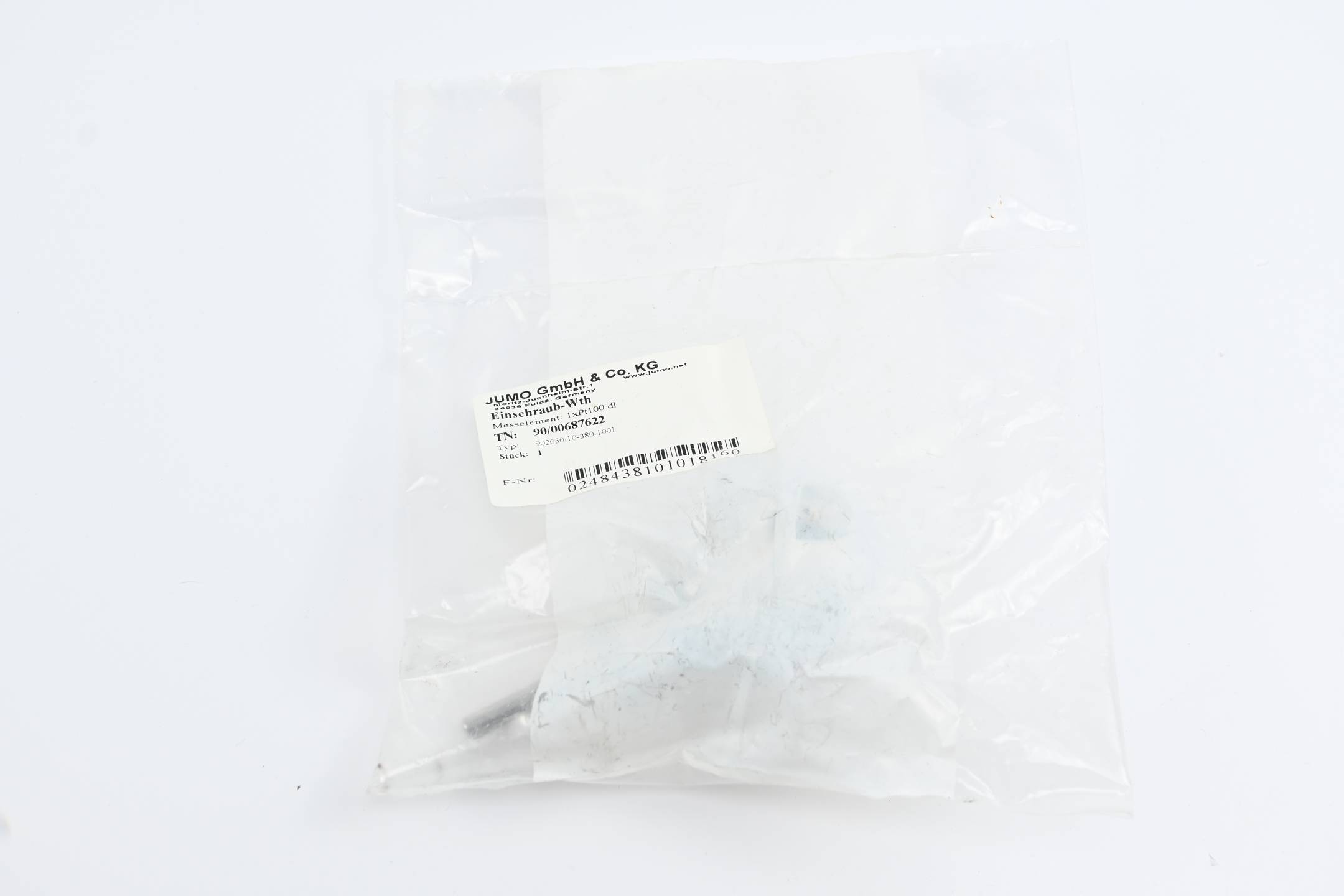Jumo Einschraub-Widerstandsthermometer 90/00687622 ( 902030/10-380-1001 )