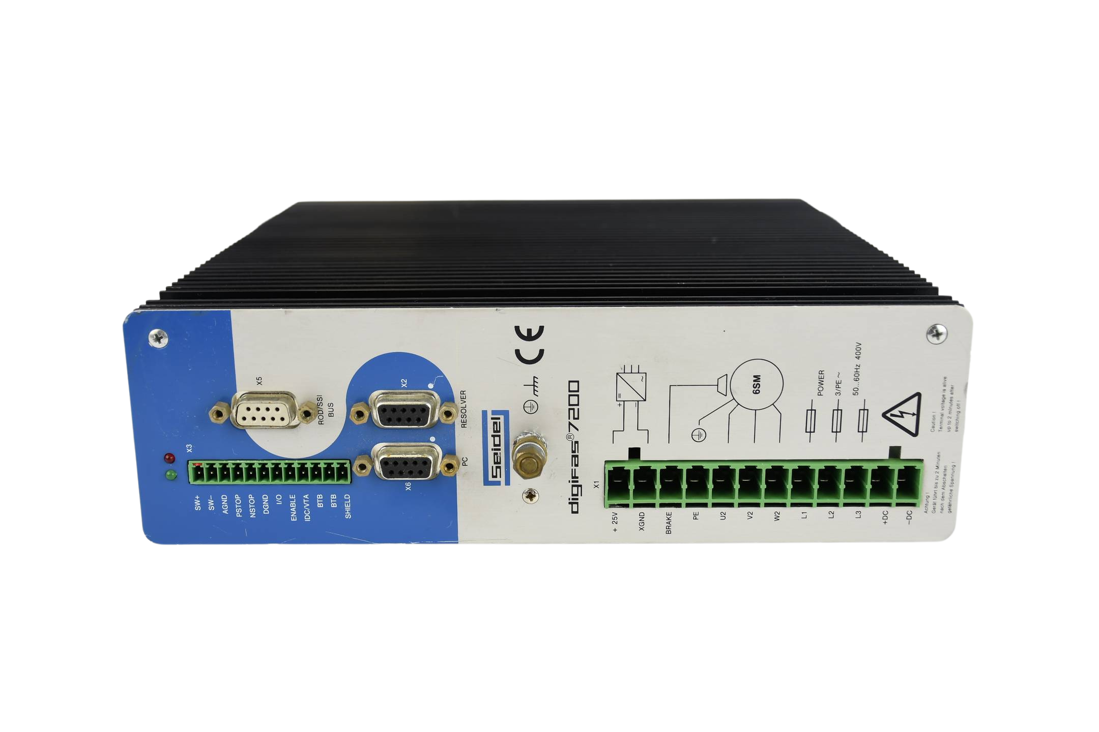 Kollmorgen Seidel digifas® 7204 Digitaler Servorverstärker 7204-CAN 720240807 Kollmorgen Seidel digifas® 7204 Digitaler Servorverstärker 7204-CAN 720240807