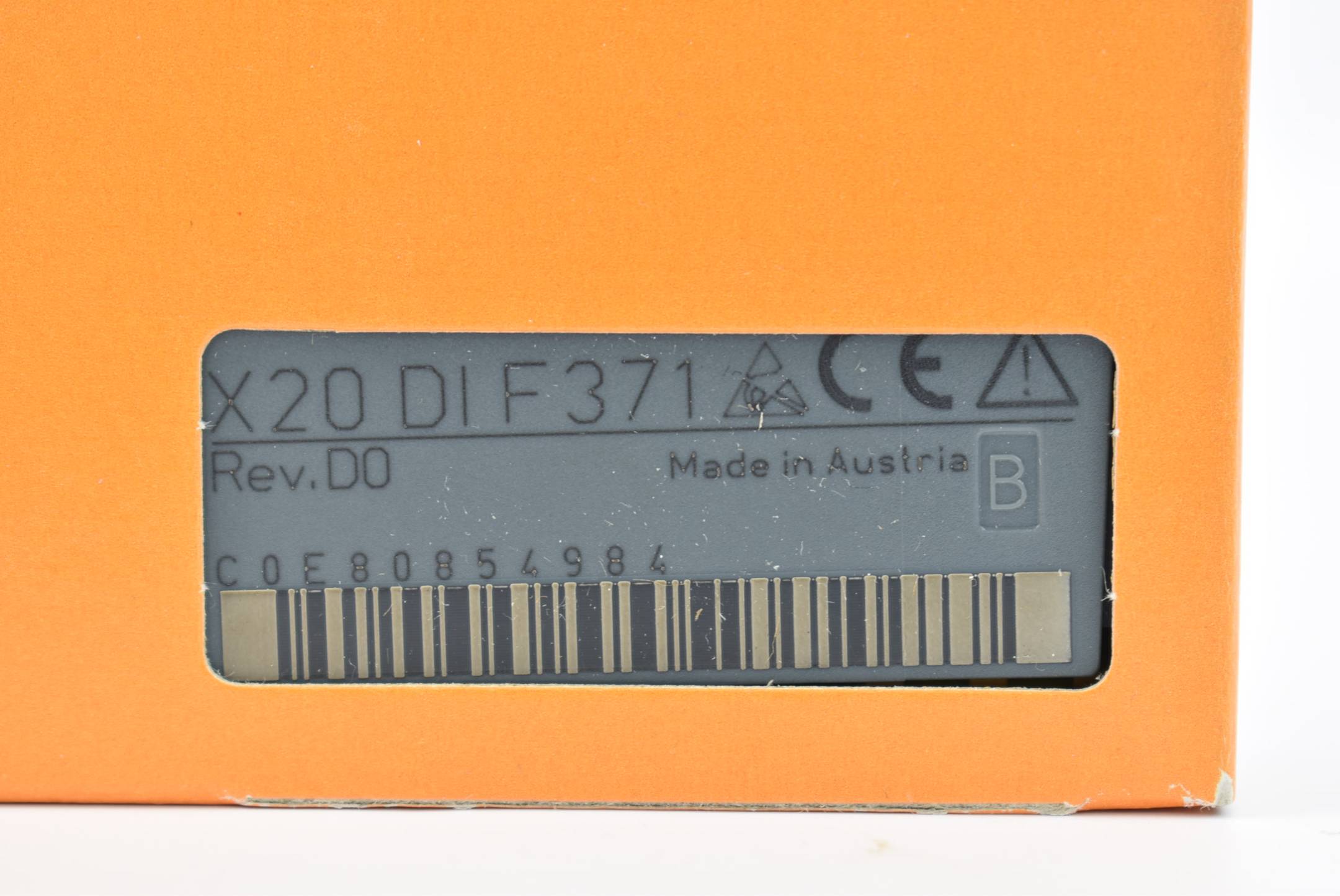 B&R automation digitales Eingangmodul 24 VDC X20 DI F371 ( X20DIF371 ) Rev. D0