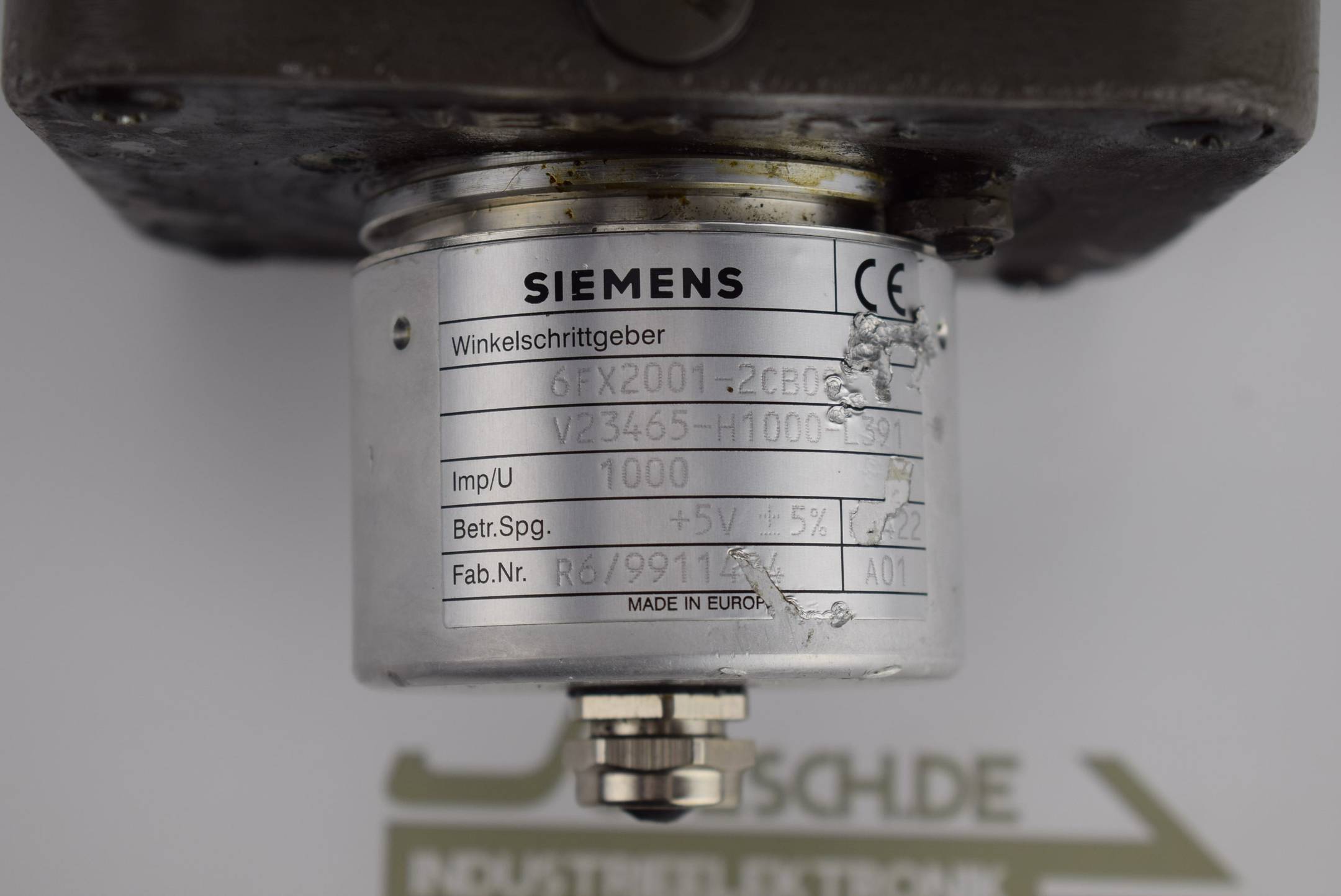Siemens 3~Permanent-Magnet-Motor 1FT5066-0AF01-2-Z + Siemens Encoder 6FX2001-2CB00