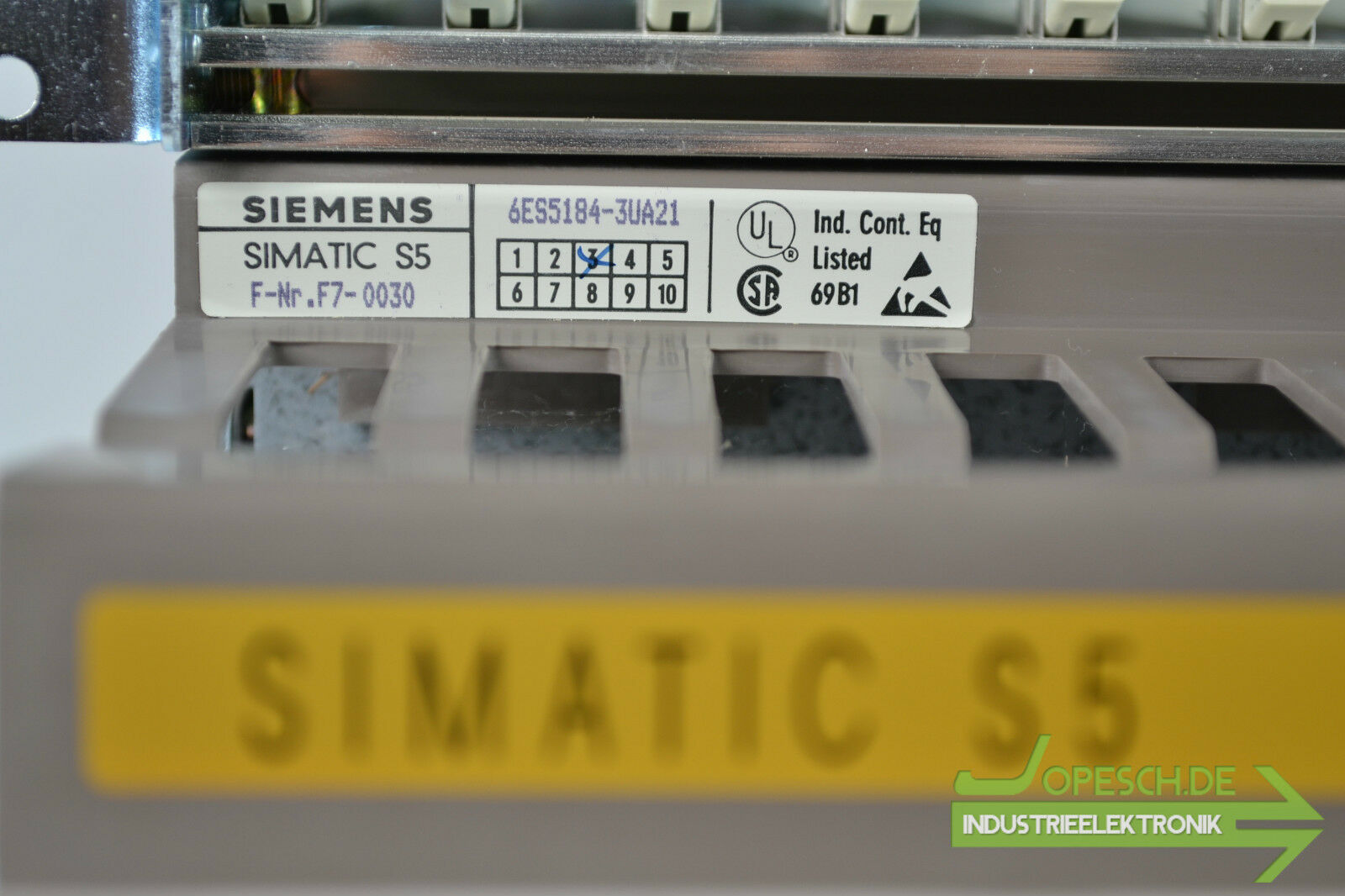 Siemens simatic S5 Rack & Power Supply 6ES5988-3NA11 & 6ES5184-3UA21