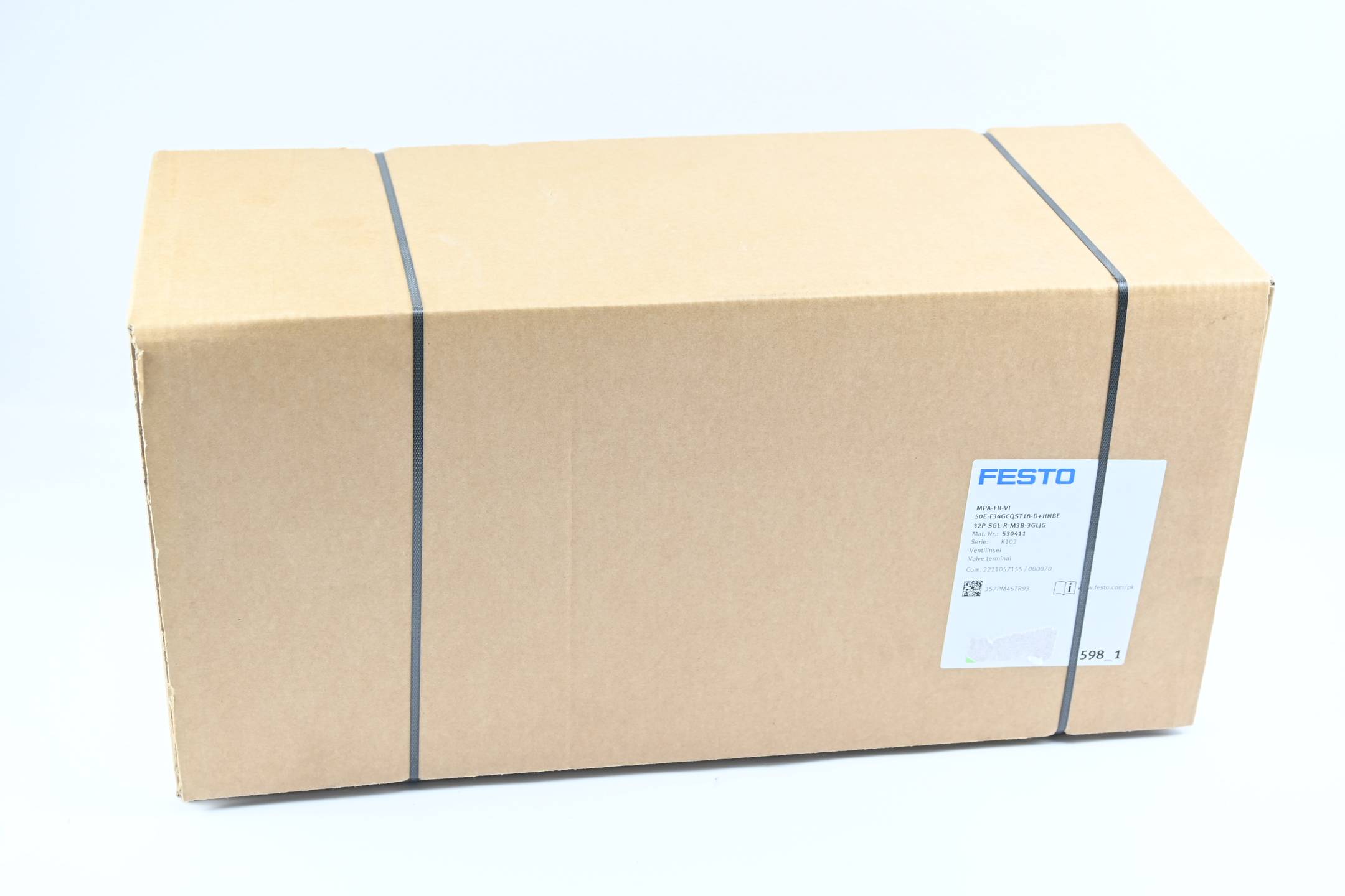 Festo Ventilinsel MPA-FB-VI ( 50E-F34GCQST18-D+HNBE 32P-SGL-R-M3B-3GLJG ) 530411