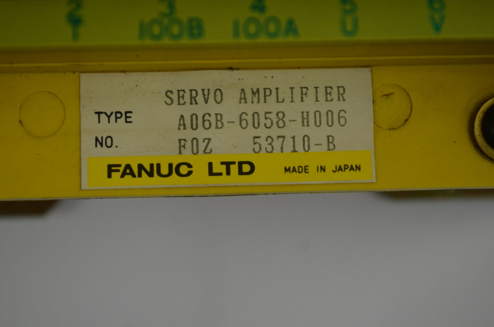 Fanuc LTD Servo Amplifier A06B-6058-H006