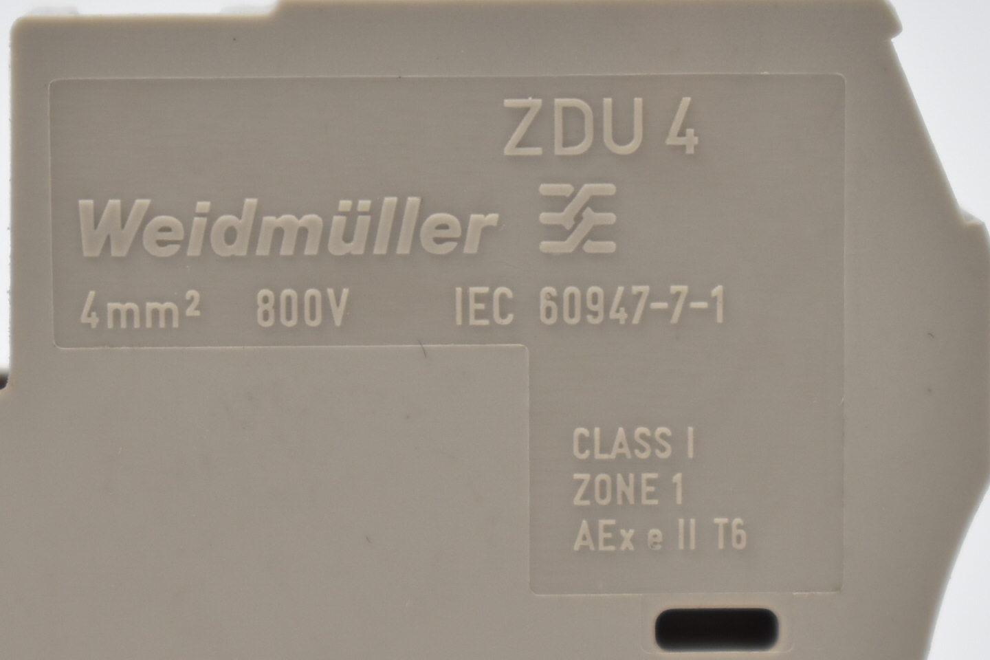 Weidmüller Reihenklemmen ZDU 4 ( VE 50 Stück )