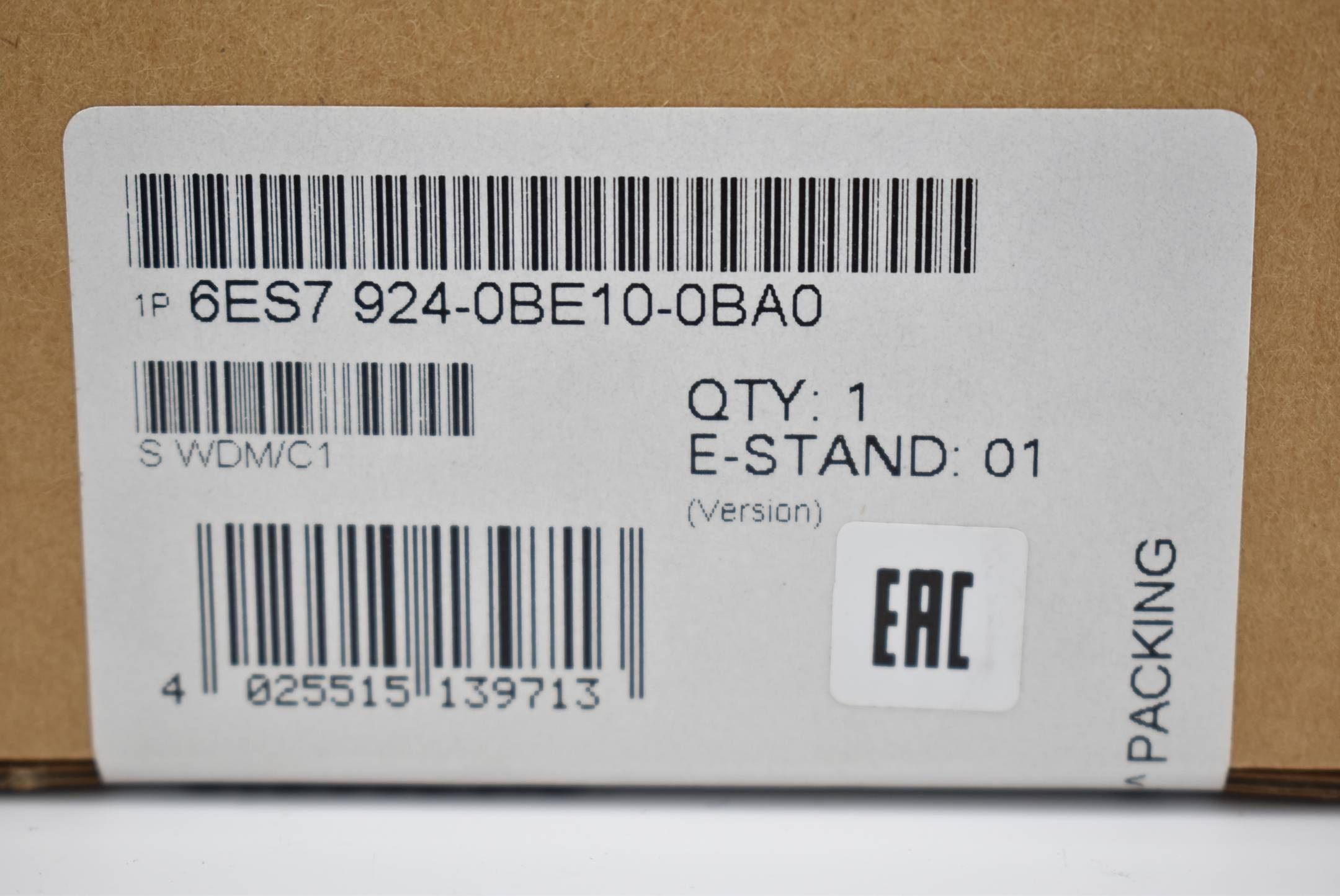 Siemens simatic Anschlussmodul 6ES7 924-0BE10-0BA0 ( 6ES7924-0BE10-0BA0 )