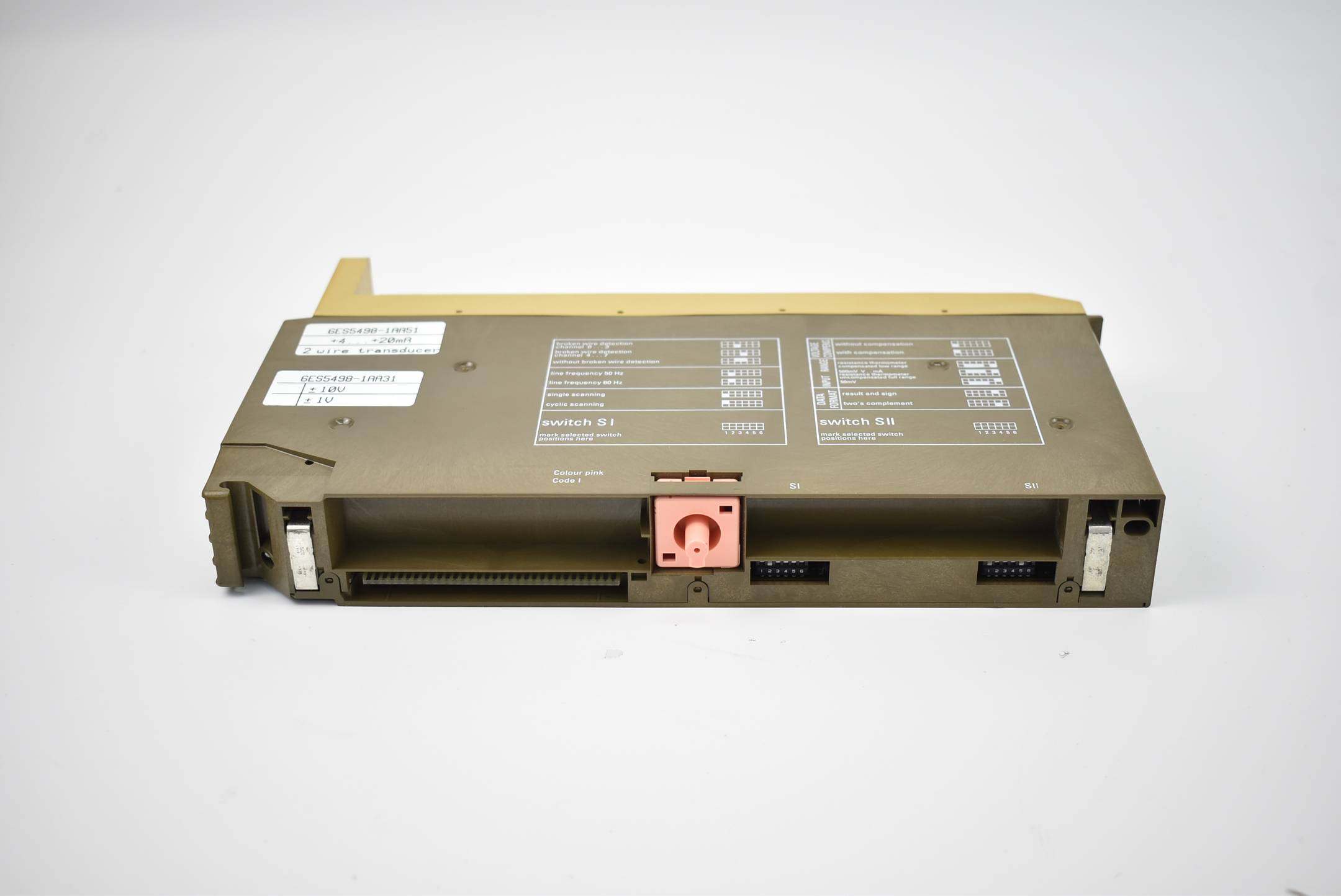 Siemens simatic S5 6ES5460-7LA13 + 6ES5498-1AA31 + 6ES5498-1AA51