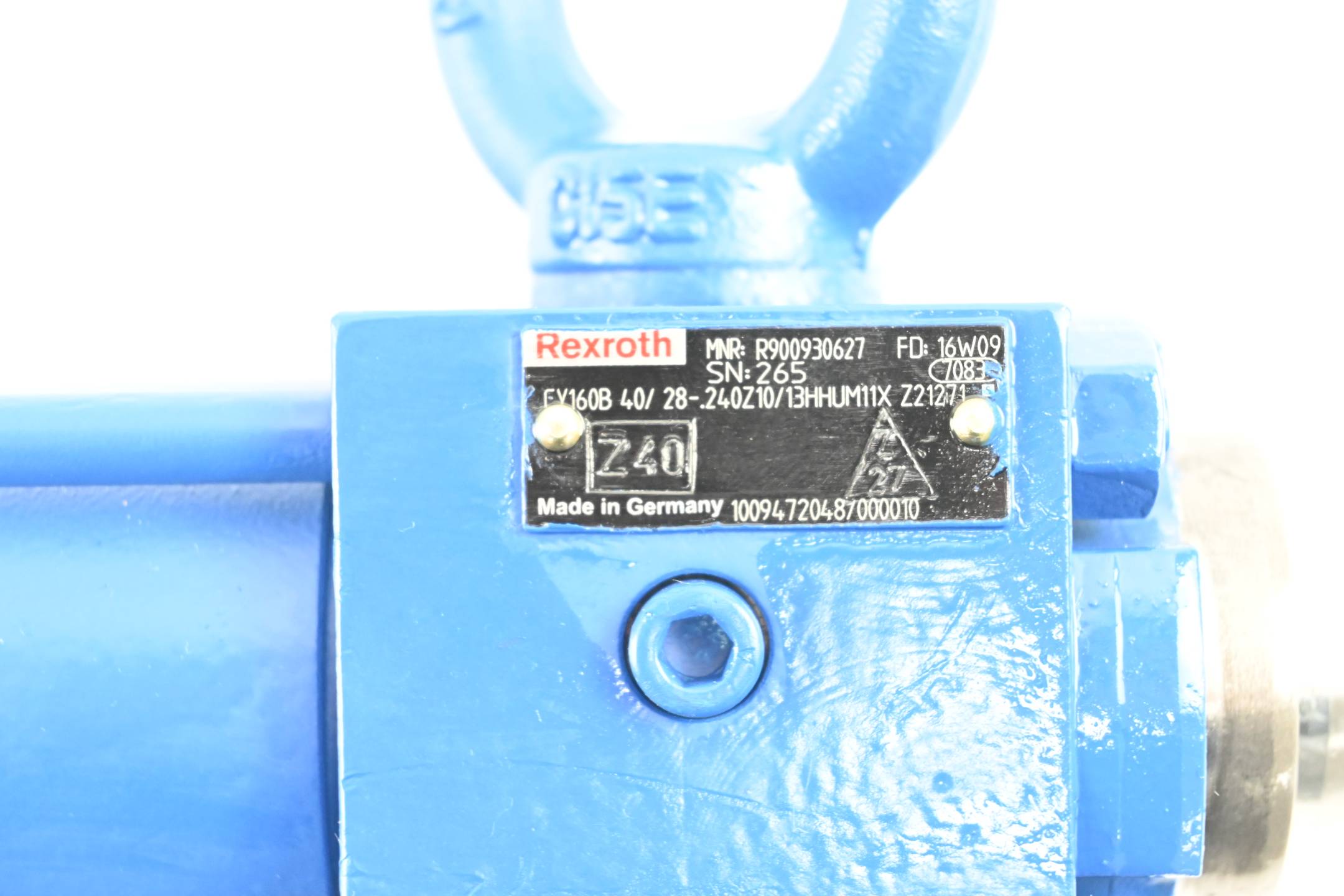 Rexroth Hydrozylinder CY160B 40/28-.240Z10/13HHUM11X Z21271 ( R900930627 )
