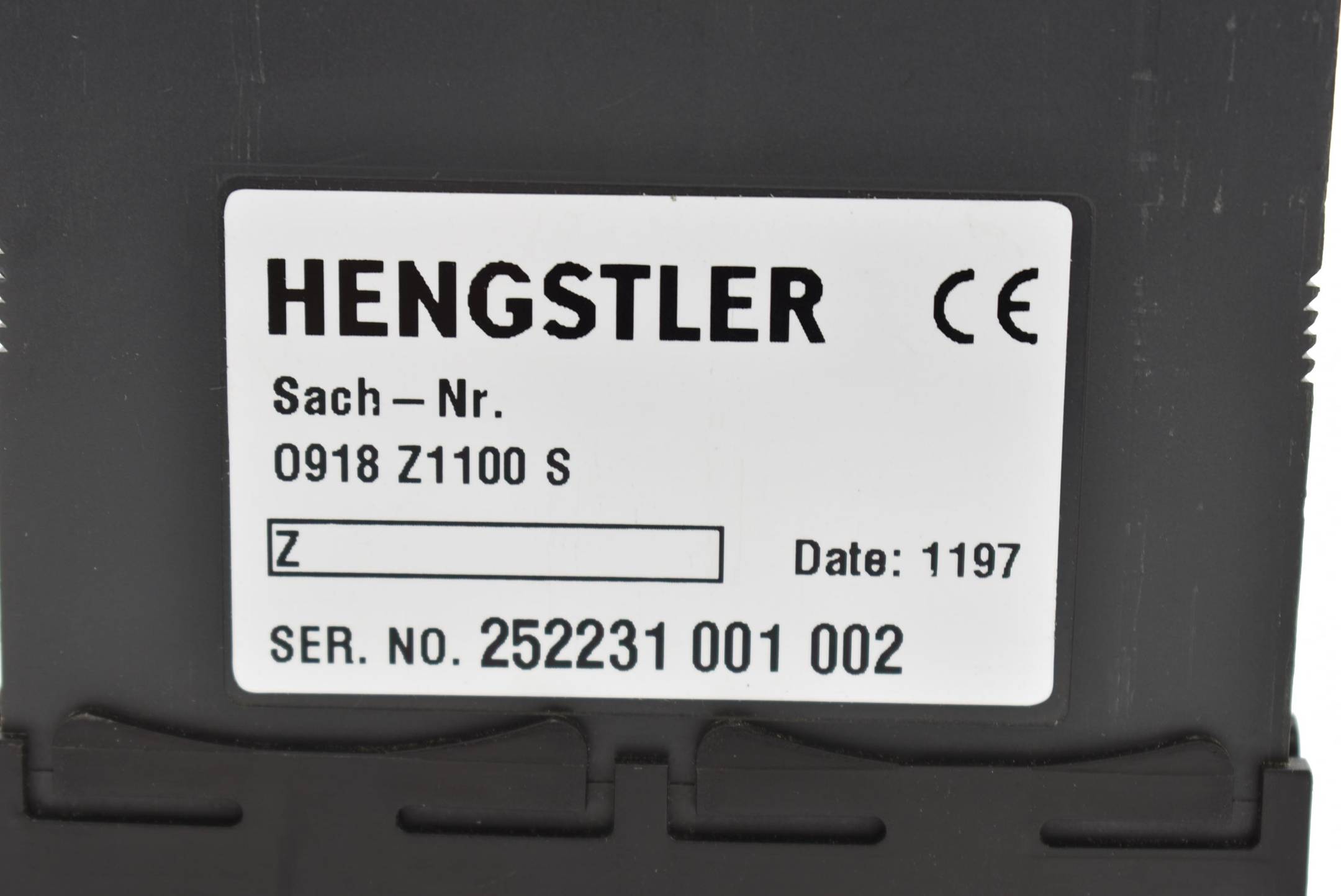 Hengstler Grado 918 Temperatur Controller 0981 Z1100 S ( 0981Z1100S )