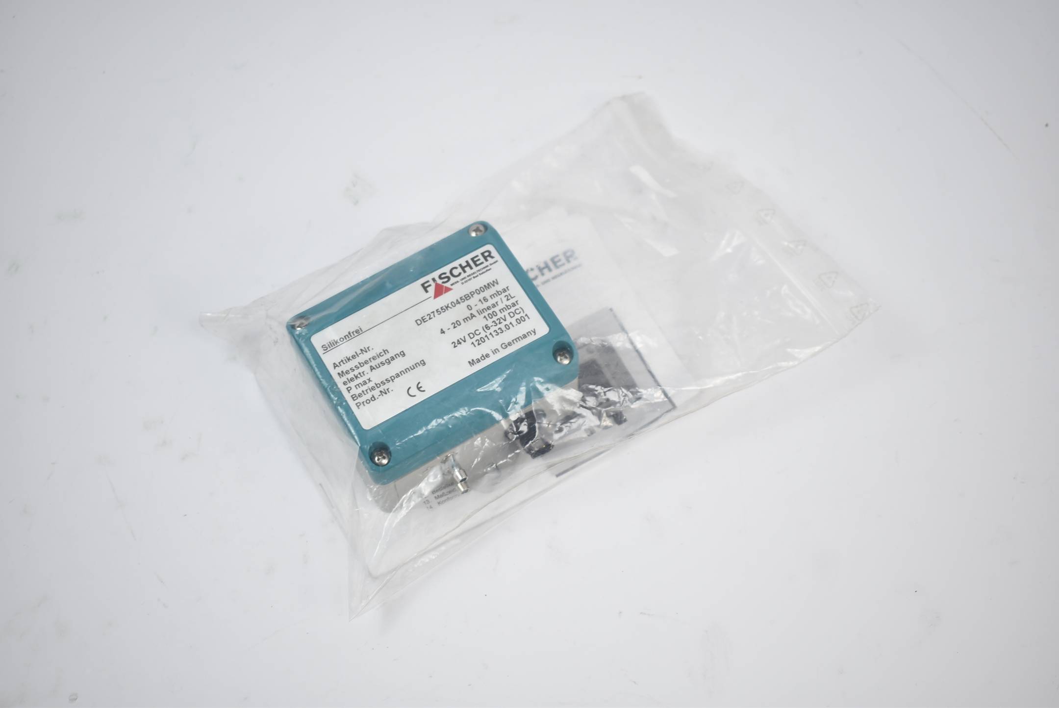 Fischer Digitaler Differenzdrucktransmitter DE2755K045BP00MW 