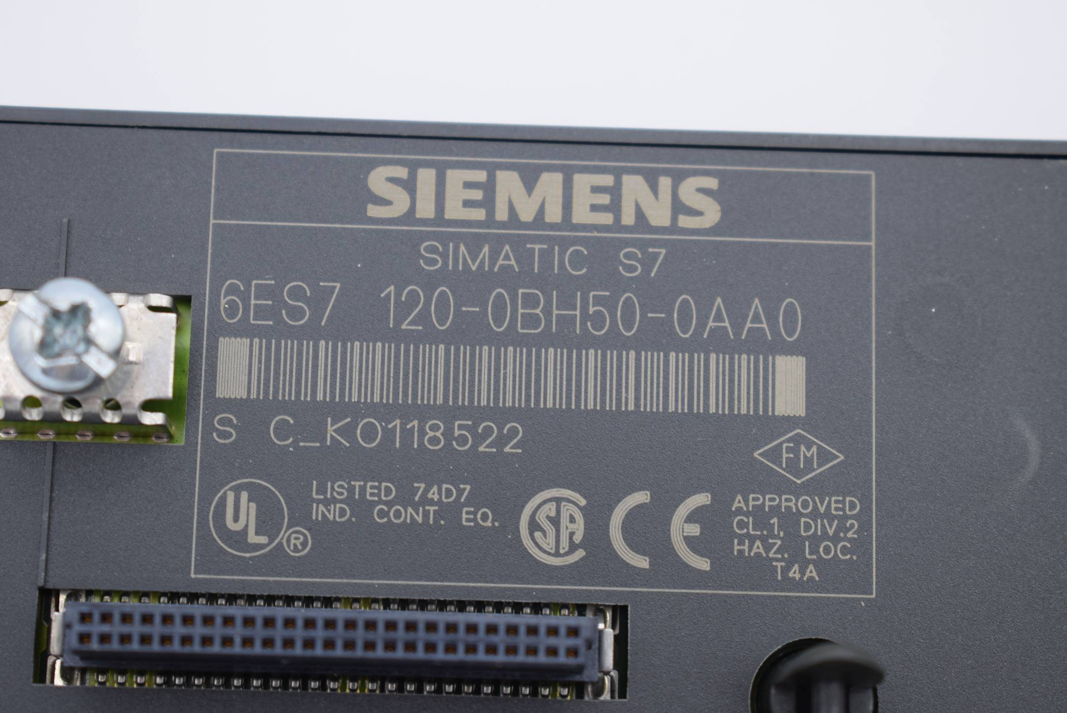Siemens simatic S7 6ES7 120-0BH50-0AA0 ( 6ES7120-0BH50-0AA0 ) E1