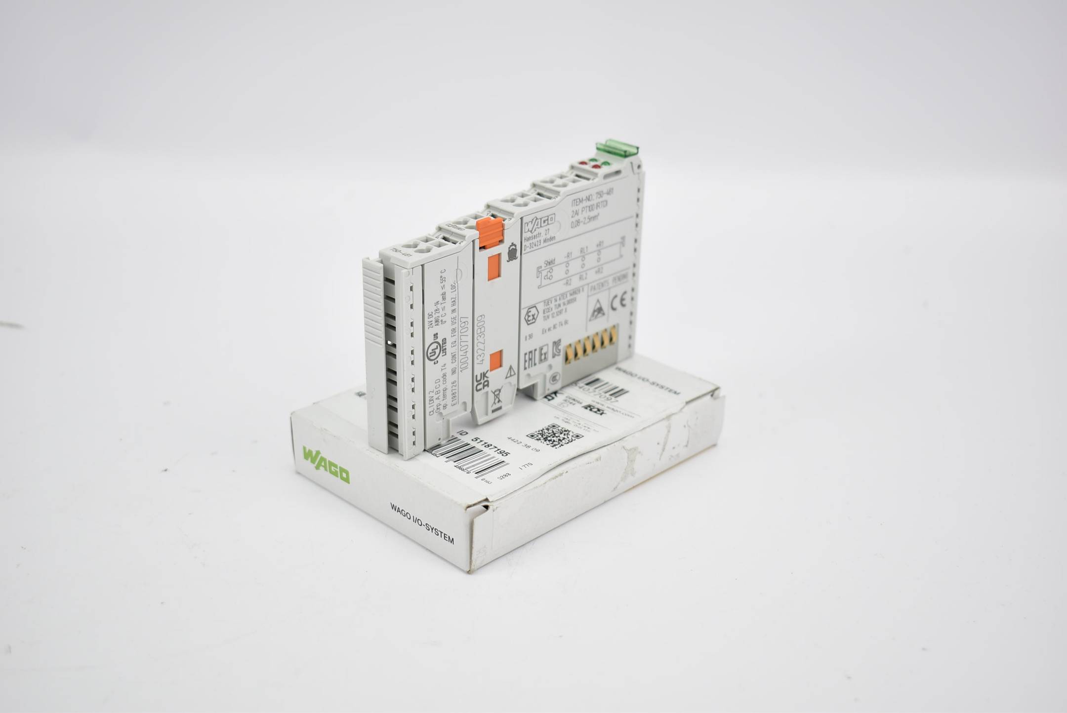 Wago 2-Kanal-Analogeingang für Pt100-/RTD 750-461 
