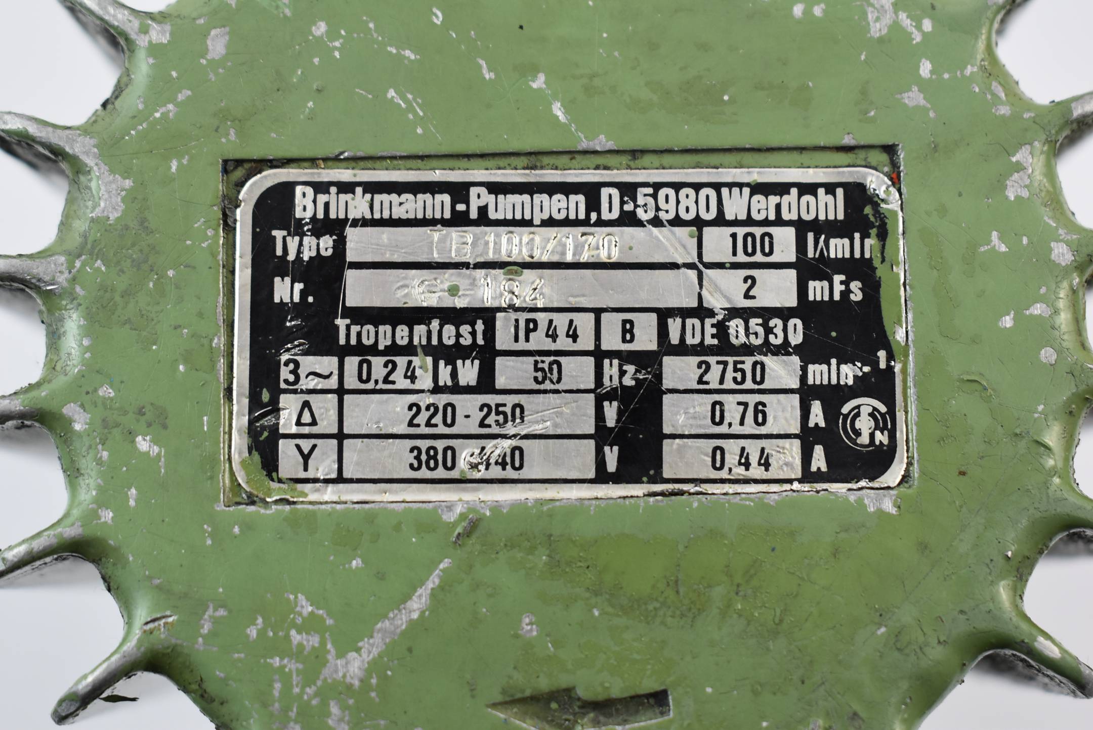 Brinkmann Pumpen Tauchpumpe TB100/170