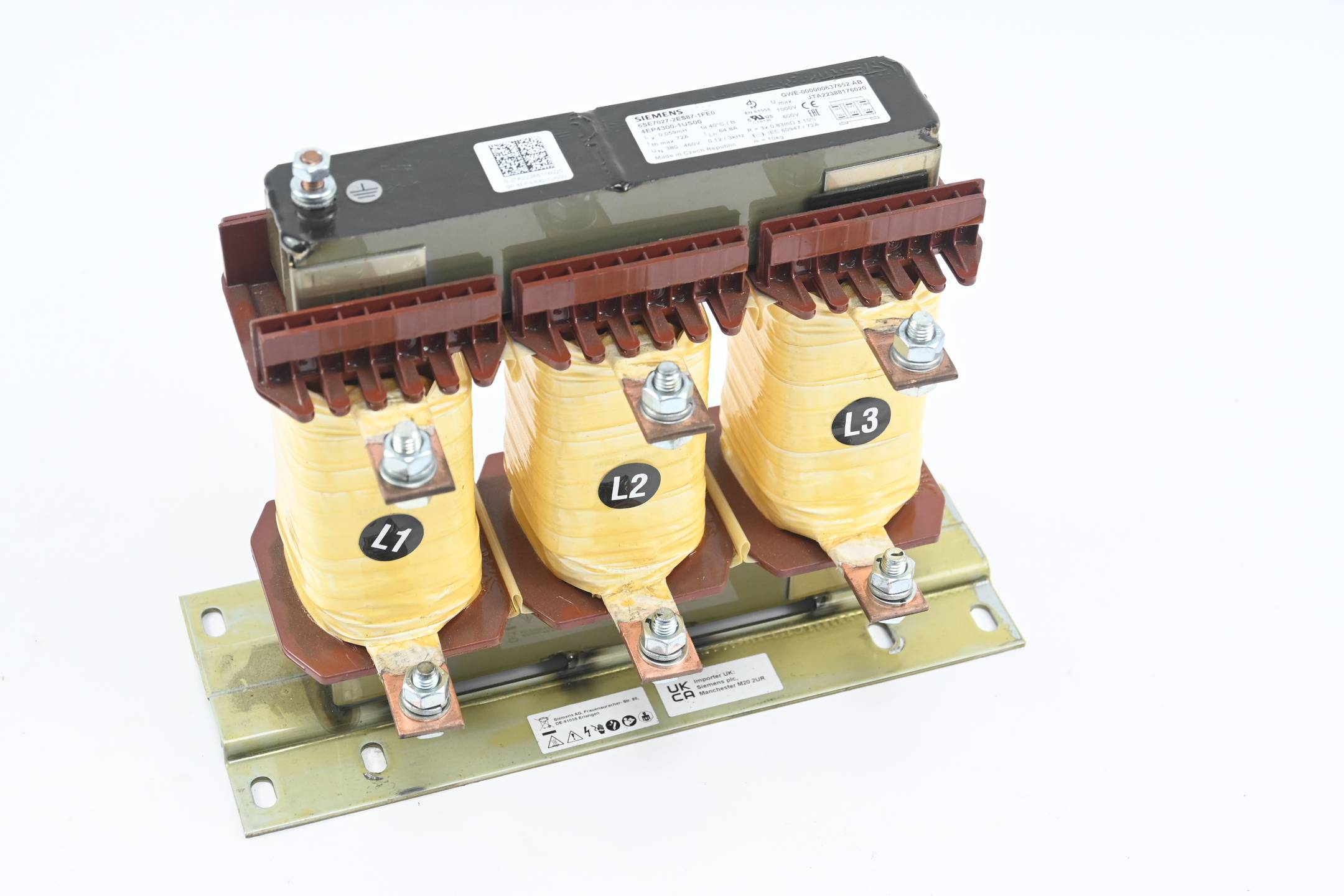 Siemens Sinamics Ausgangsdrossel 6SE7027-2ES87-1FE0 ( 6SE7 027-2ES87-1FE0 )