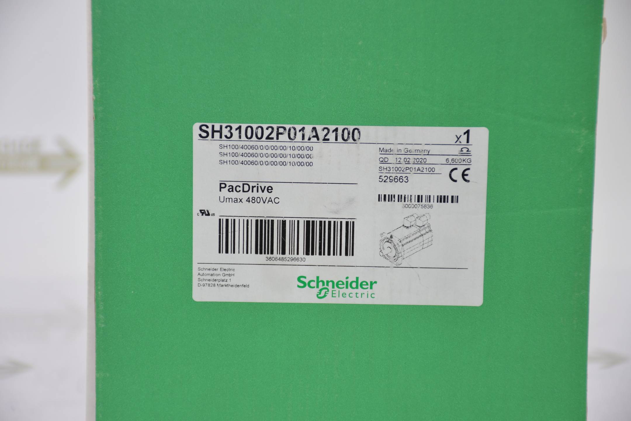 Schneider Electric Lexium 52 AC-Servo PacDrive 3 SH3 SH31002P01A2100 ( 529663 )