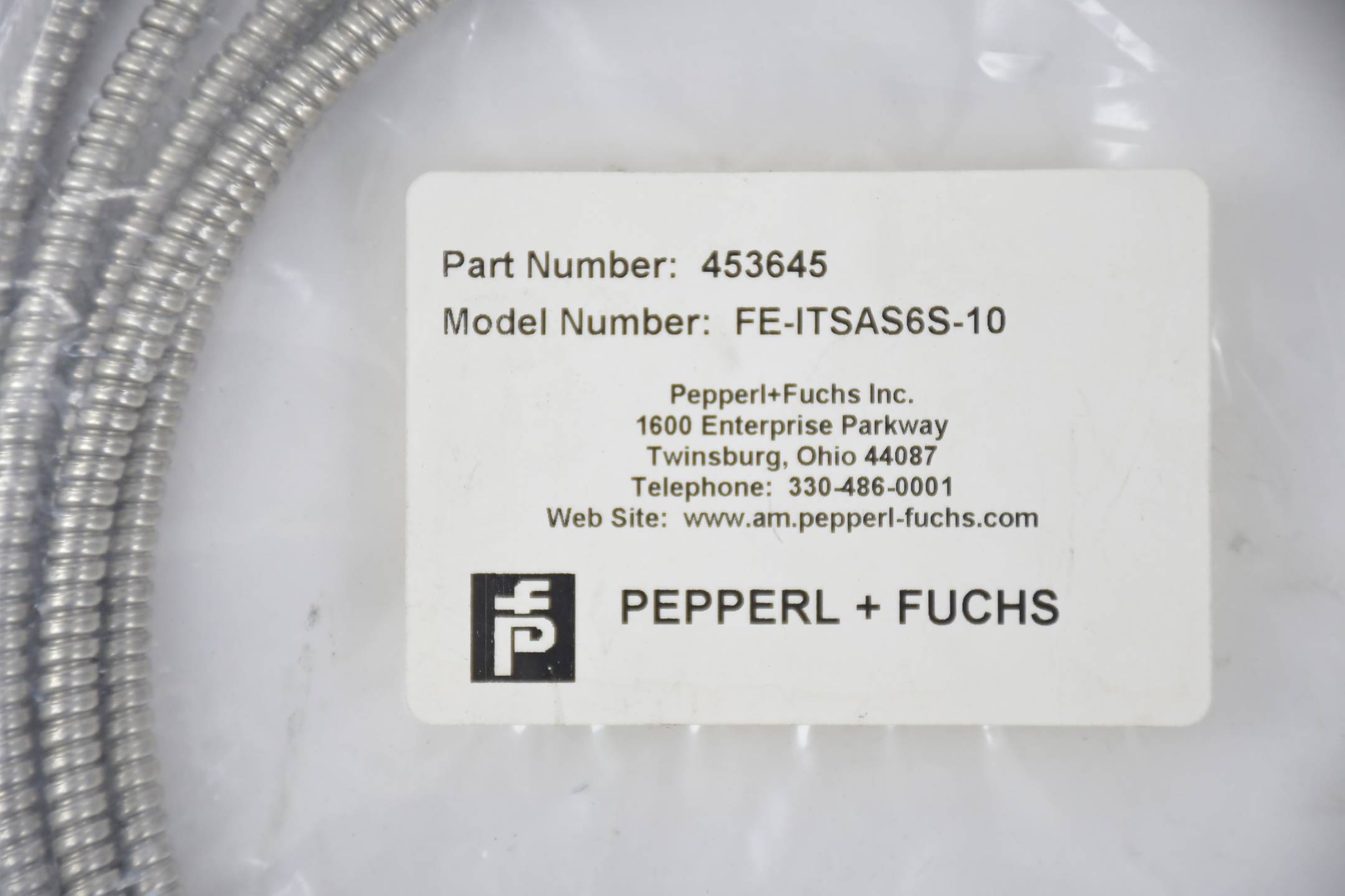 Pepperl+Fuchs Glasfaser-Lichtleiter FE-ITSAS6S-10 ( 453645 )