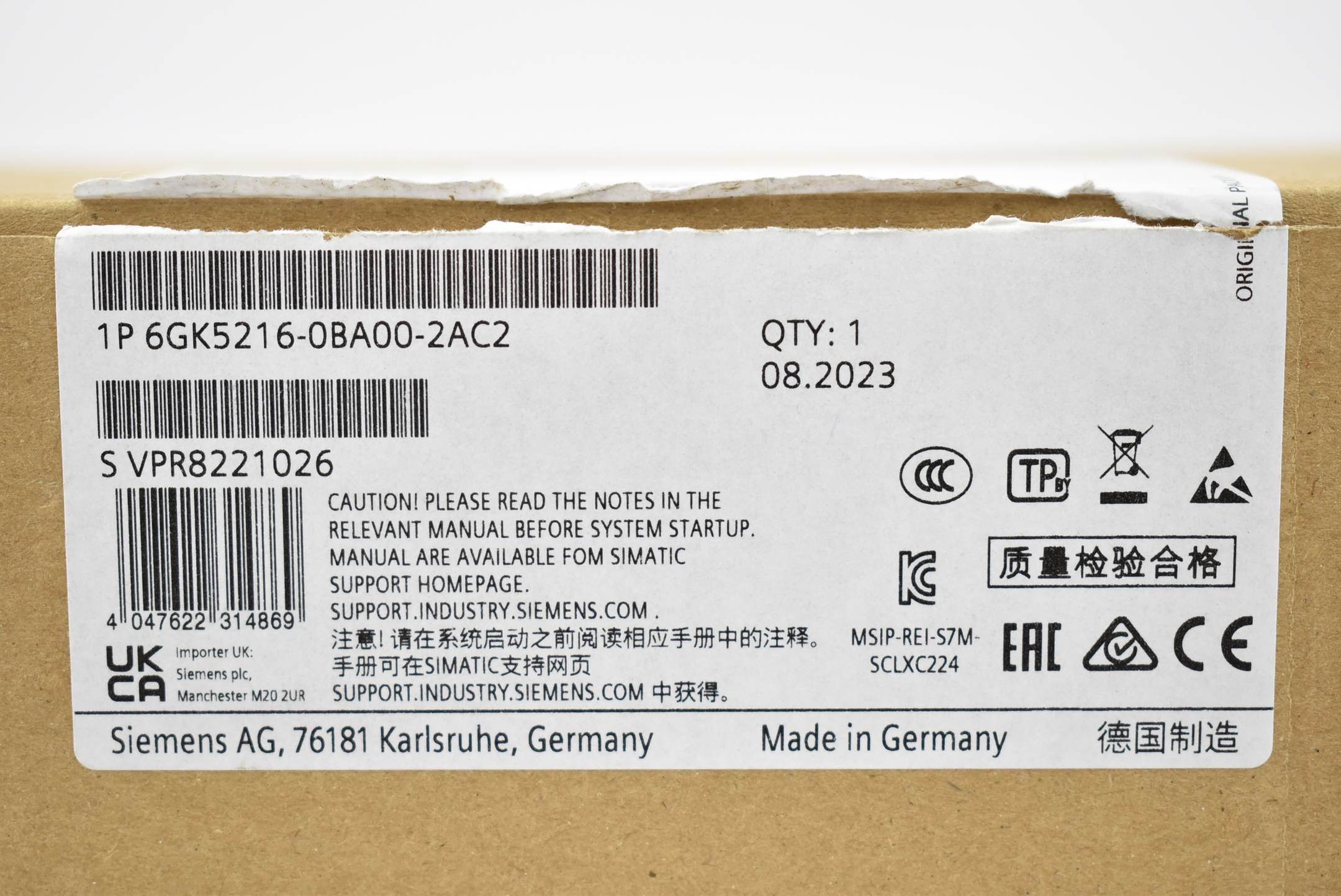 Siemens scalance XC216 Layer 2 6GK5216-0BA00-2AC2 ( 6GK5 216-0BA00-2AC2 ) E2