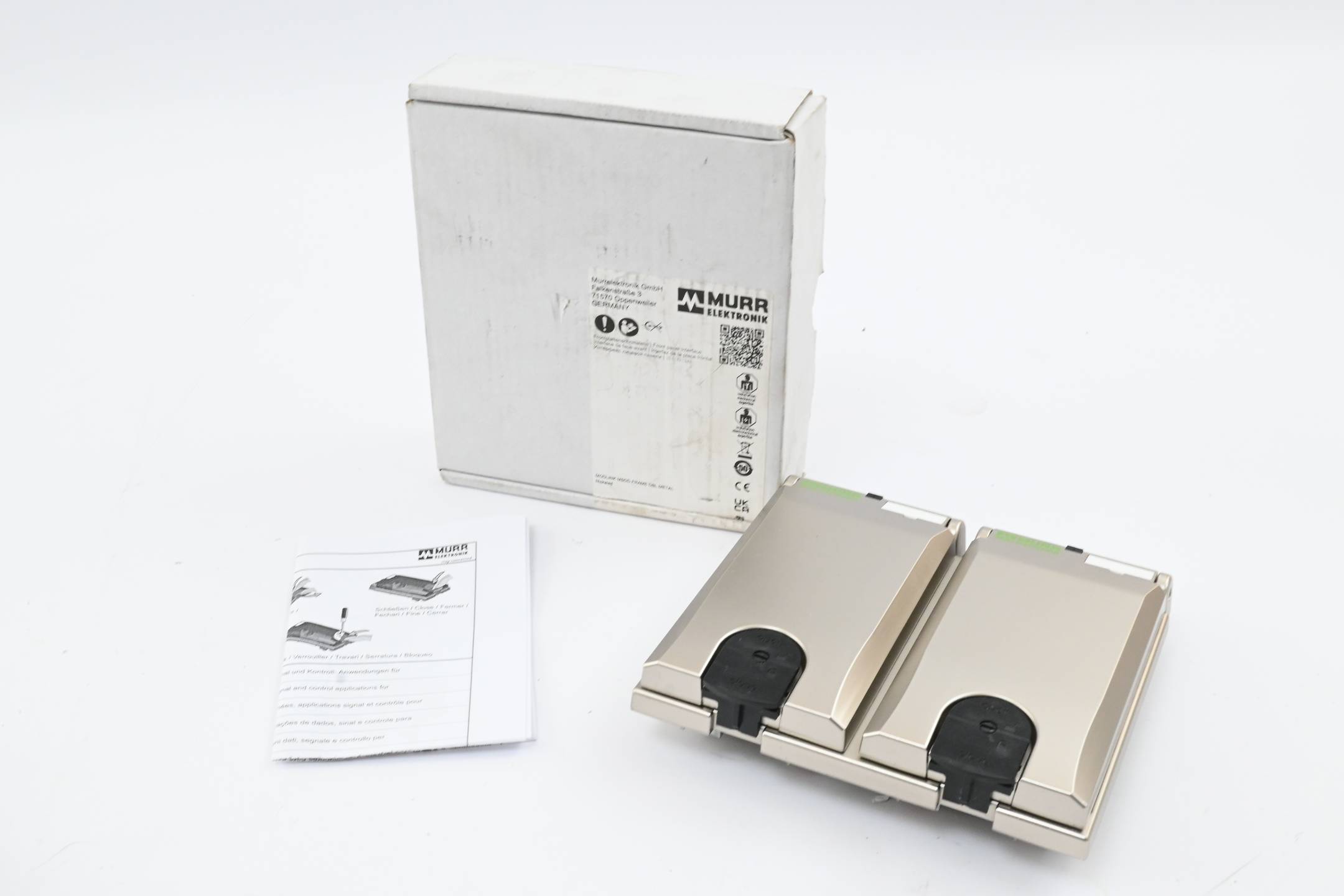Murr Elektronik Modlink MSDD Einbaurahmen 2-fach Metall ( 4000-68123-0000000 )