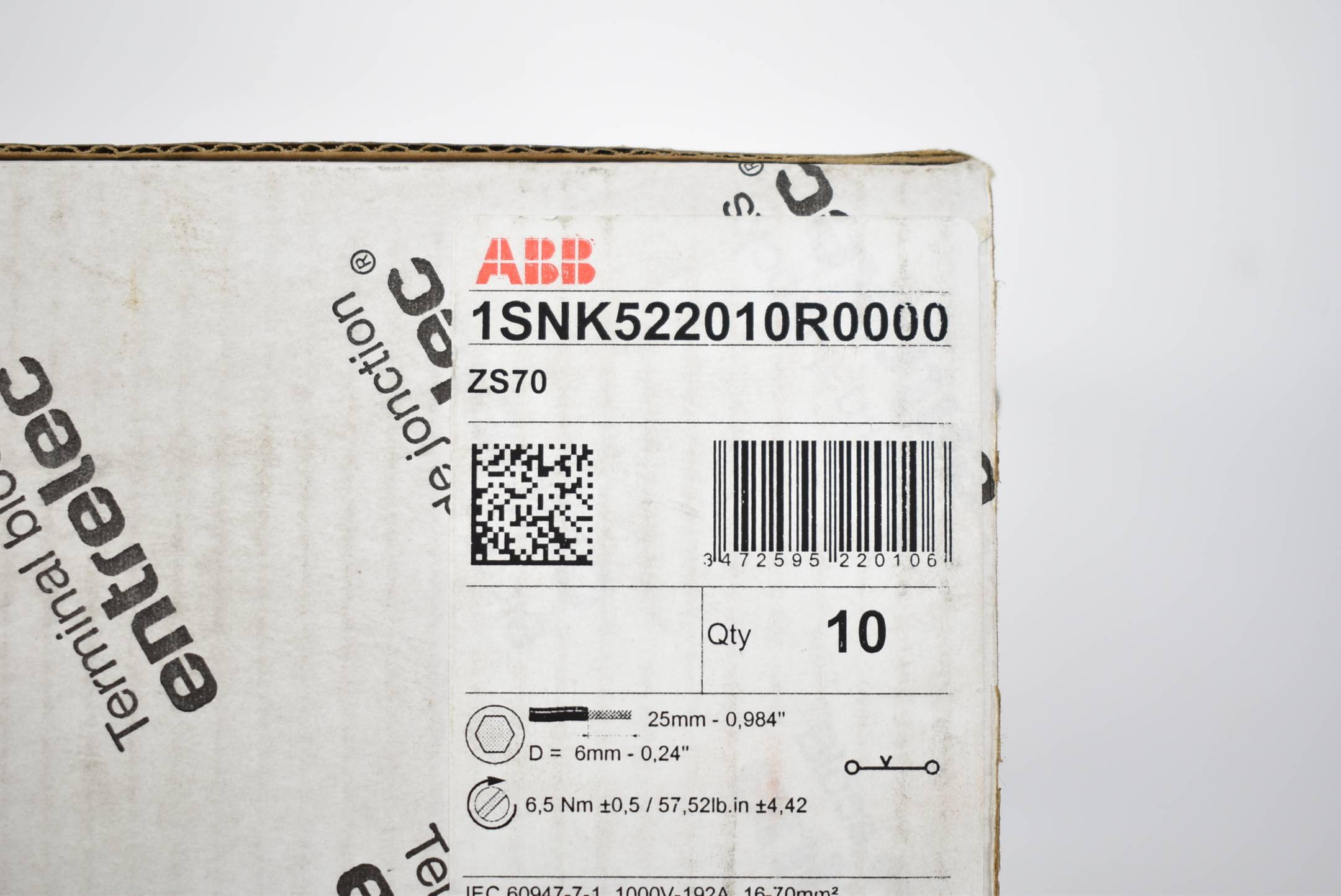 ABB Entrelec SZ70 1SNK522010R0000 9 Stück