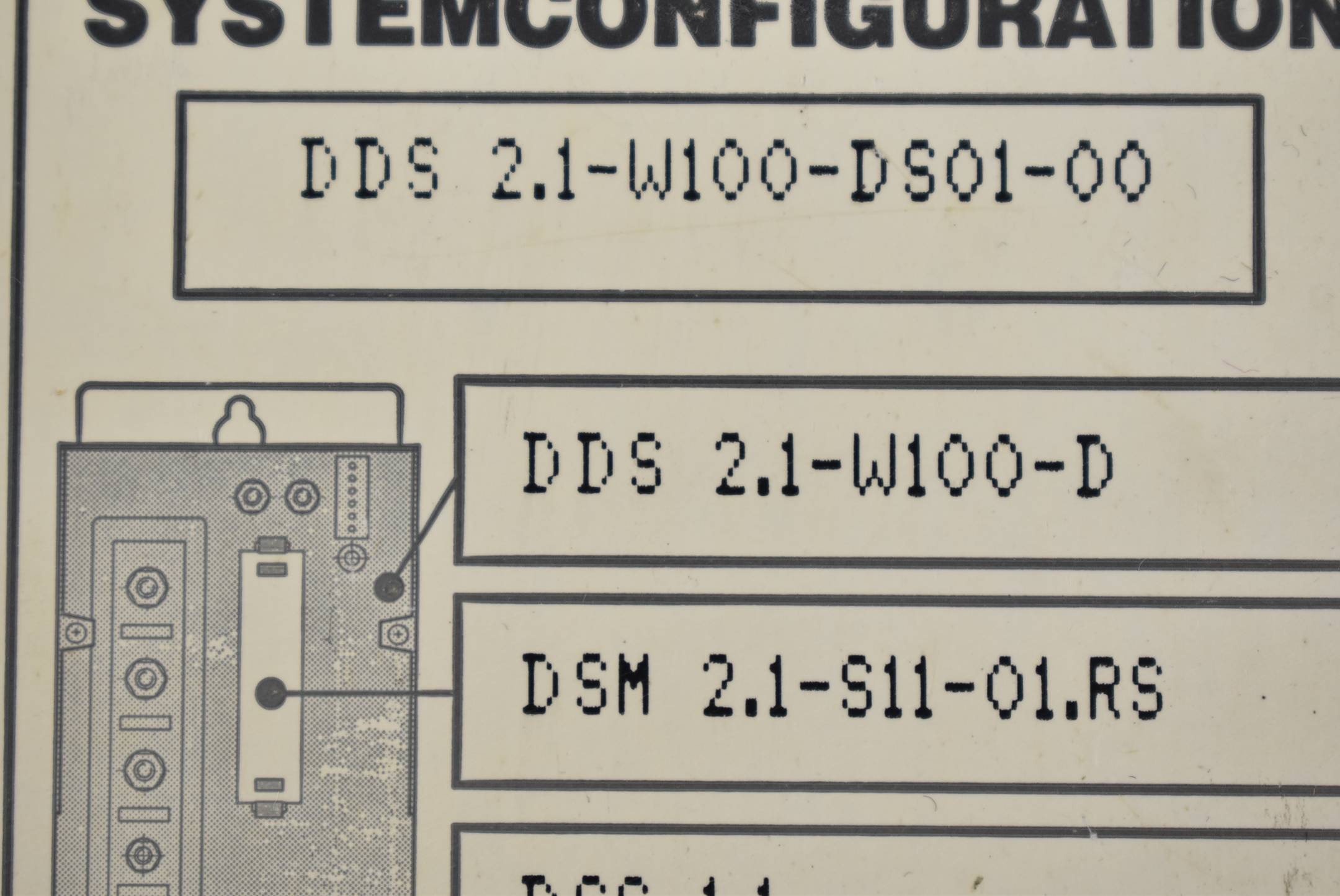 Indramat Servoregler DDS 2.1-W100-DS01-00 ( DDS2.1-W100 ) ohne Konfiguration