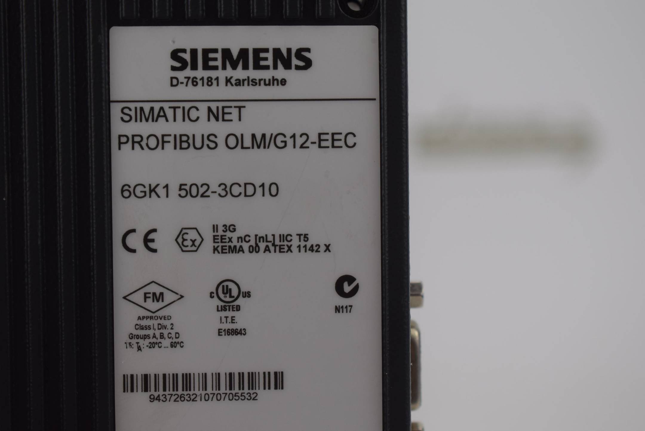Siemens simatic NET Profibus OLM/G12-EEC 6GK1 502-3CD10 ( 6GK1502-3CD10 )