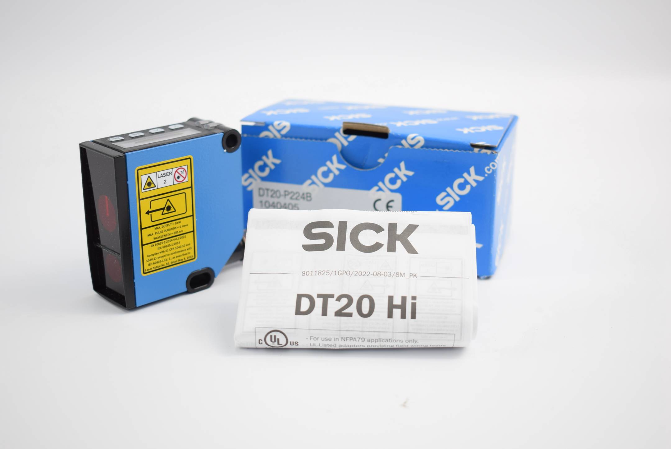 Sick DT20 Hi kubisch Entfernungssensor 30V 100 mA 2,5 ms DT20-P224B ( 1040405 )