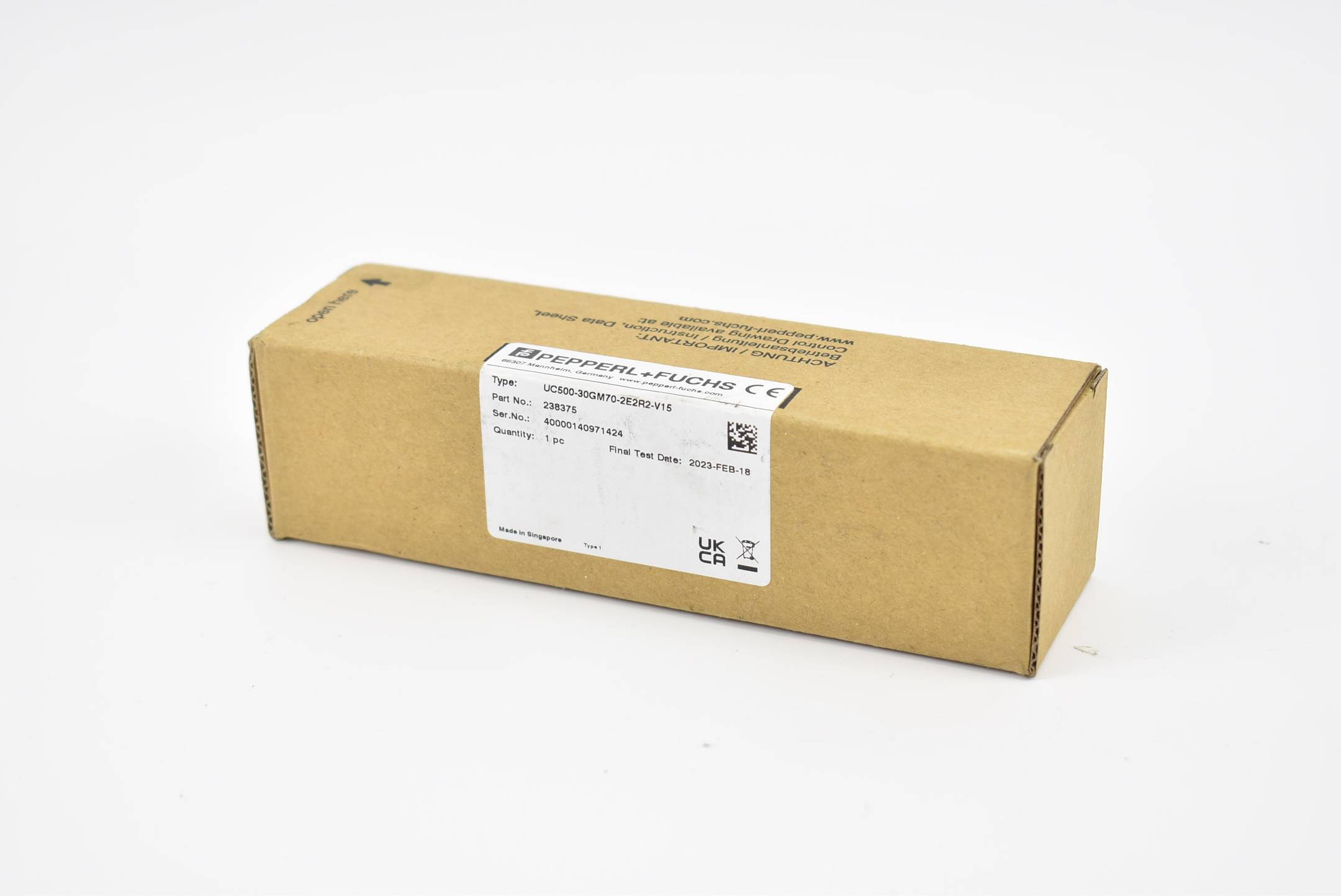 Pepperl+Fuchs Ultraschallsensor UC500-30GM70-2E2R2-V15 ( 238375 )