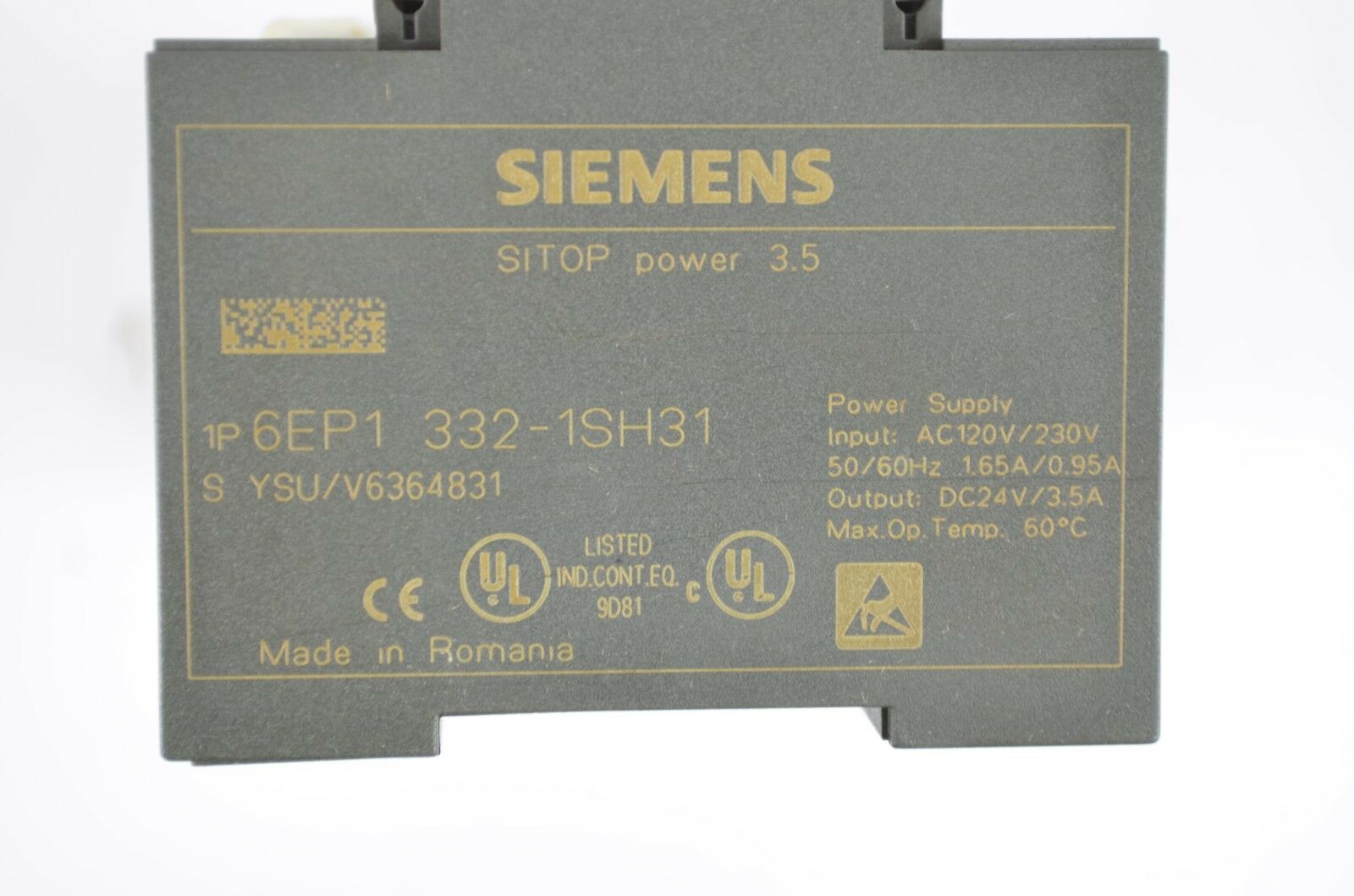 Siemens sitop power 3.5 A Univ. Stromversorgung 6EP1 332-1SH31 ( 6EP1332-1SH31 )