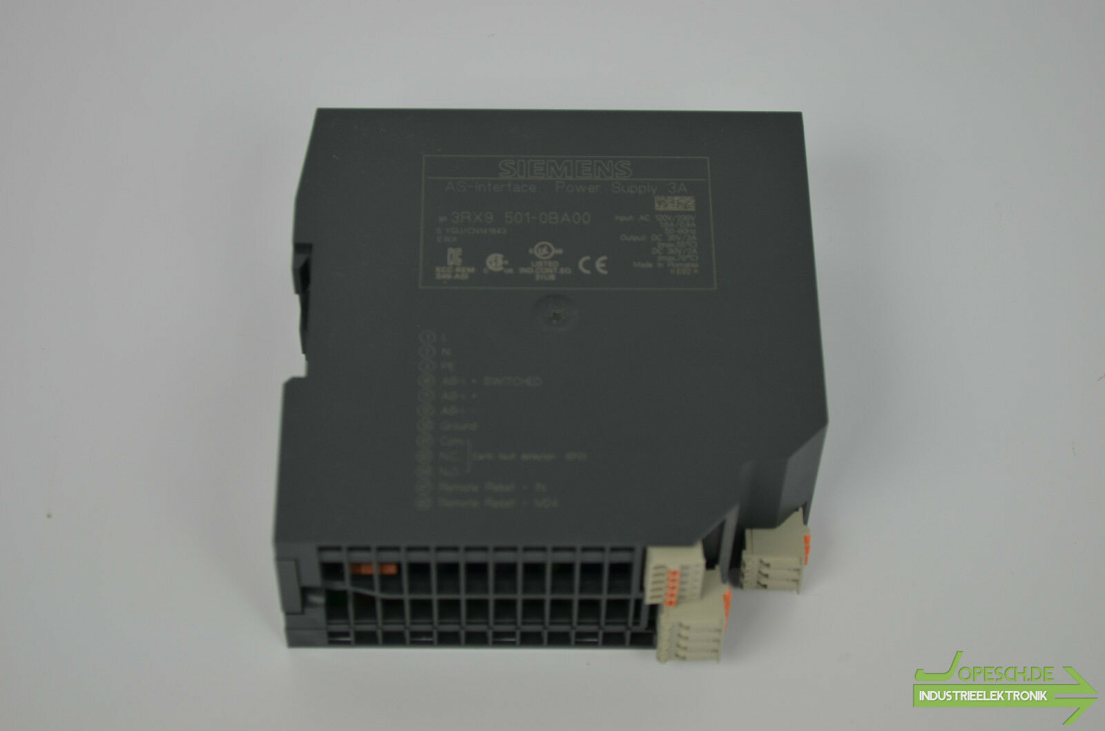 Siemens AS-Interface Power Supply 3A 3RX9 501-0BA00 ( 3RX9501-0BA00 )