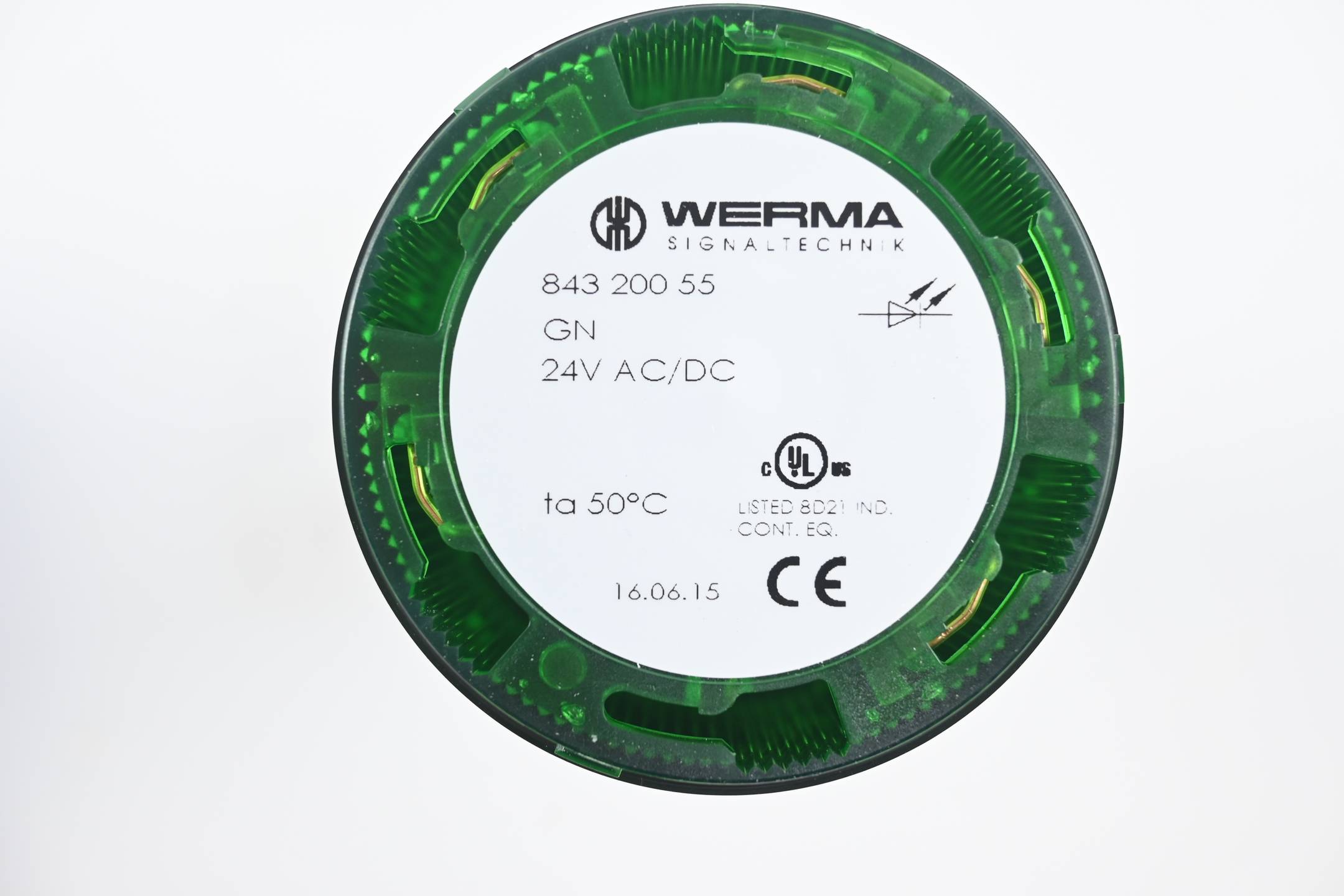 Werma Signalleuchten 84008000 + 84320055 + 84310055 + 84350055 + 84412655