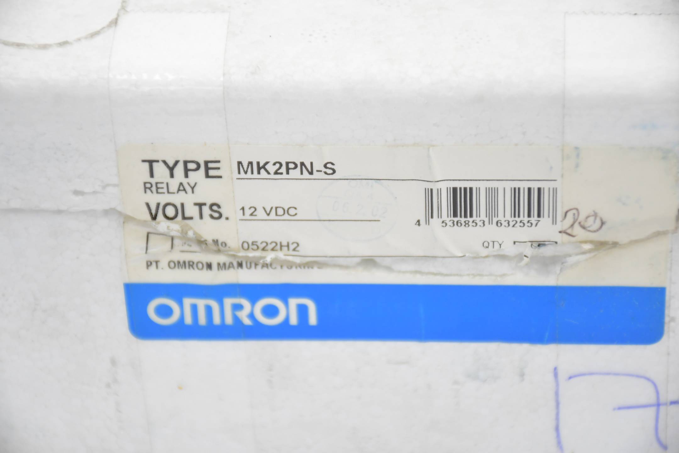 Omron Universalrelais 12 VDC ( MK2PN-S ) 17 Stück