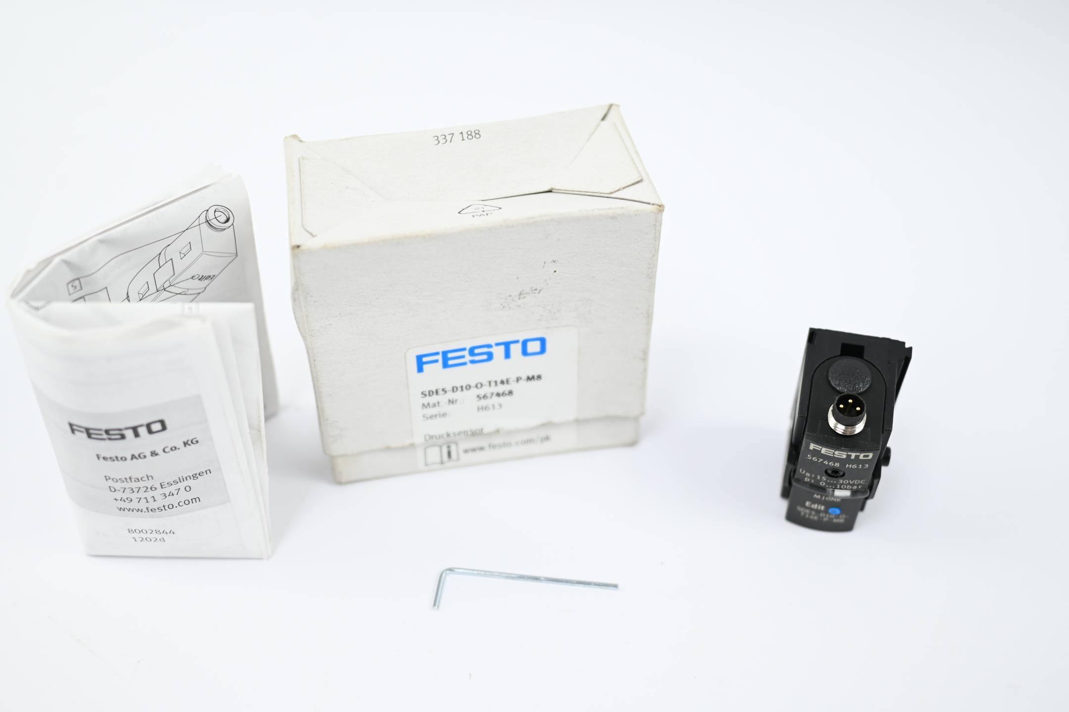 Festo Drucksensor SDE5-D10-O-T14E-P-M8 ( 567468 )
