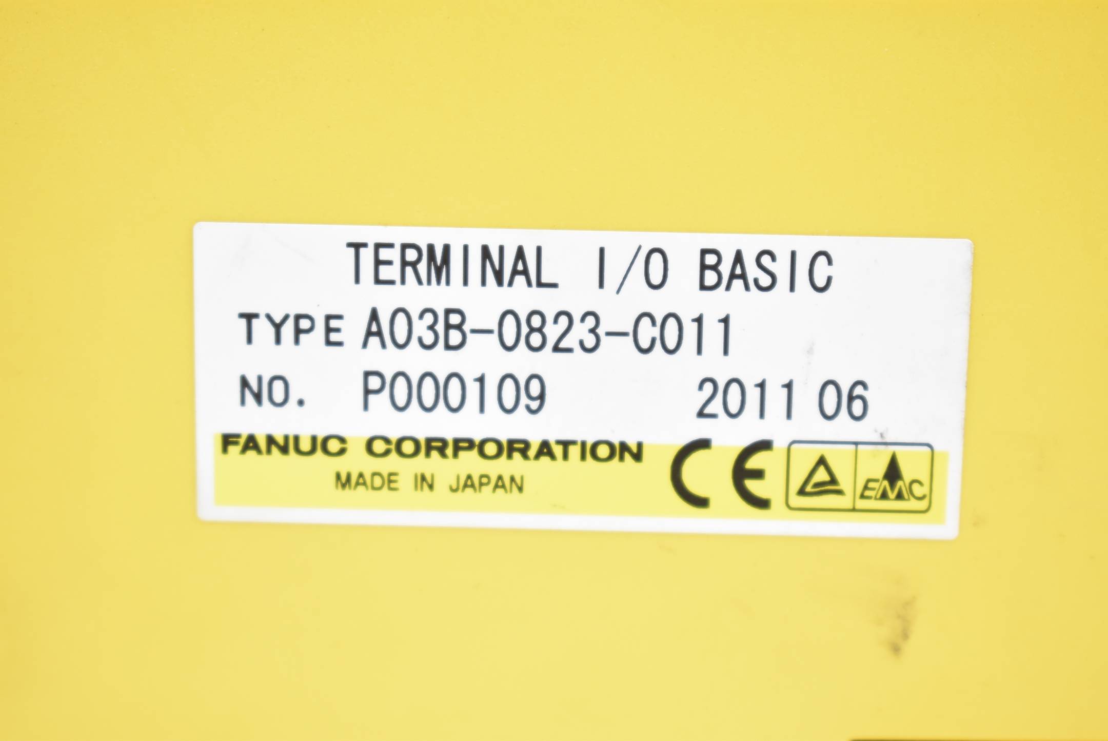 Fanuc Terminal I/O Basic 24VDC 2A A03B-0823-C011