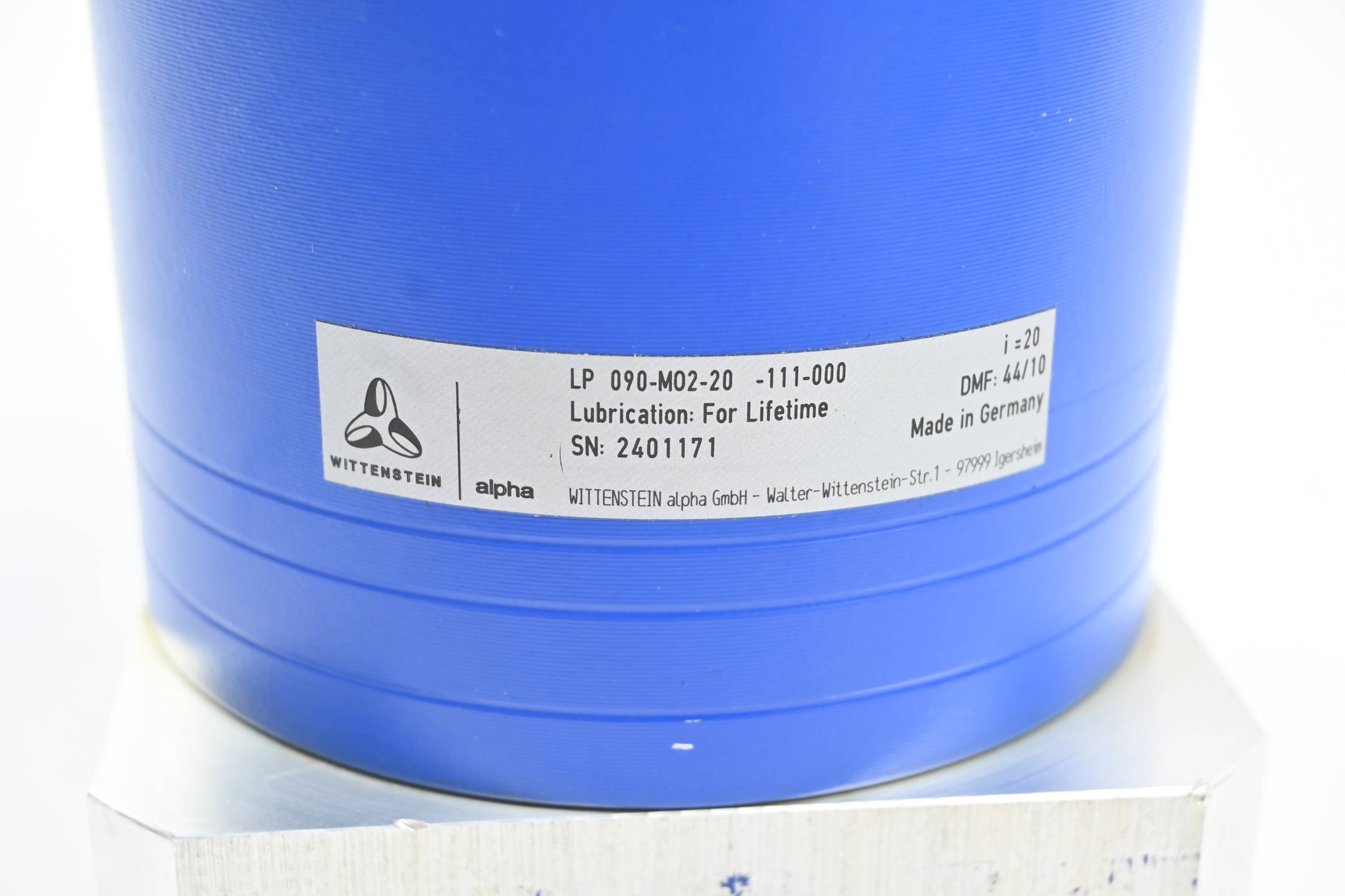 Wittenstein Alpha Getriebe LP 090-M02-20 -111-000 ( LP090-M02-20-111-000 )