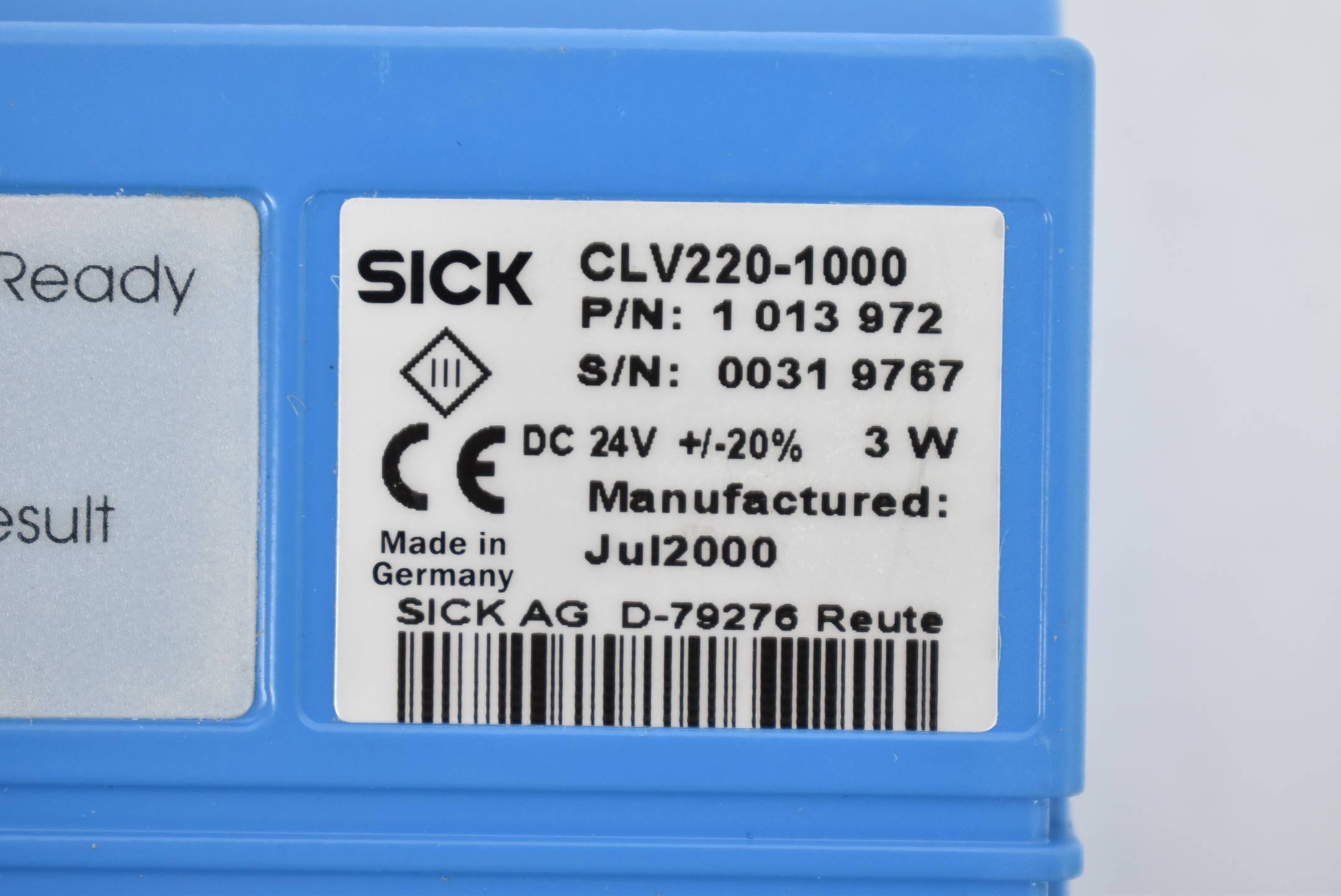 Sick stationärer Barcode-Scanner CLV220-1000