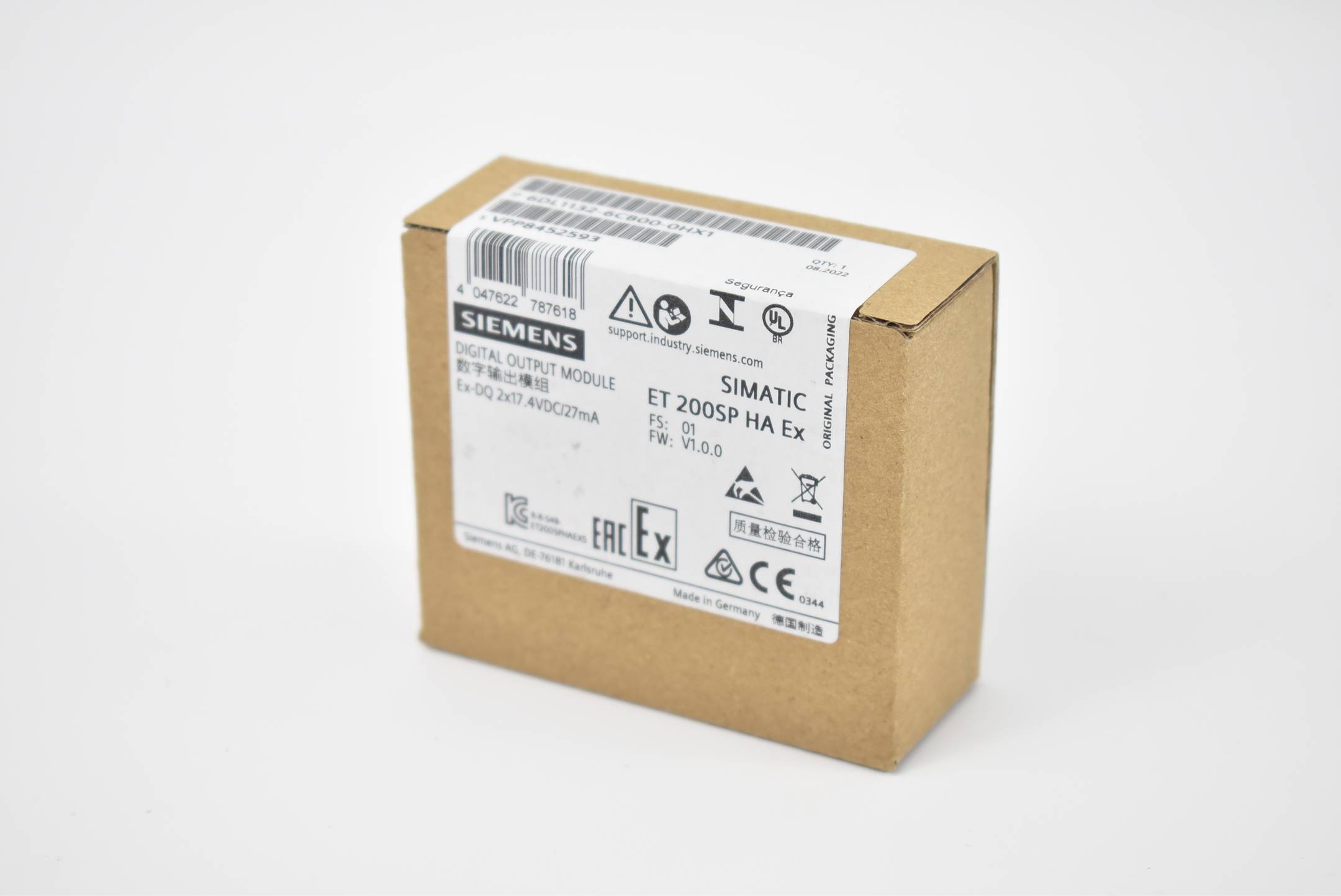 Siemens simatic ET 200SP HA Ex 6DL1 132-6CB00-0HX1 ( 6DL1132-6CB00-0HX1 )