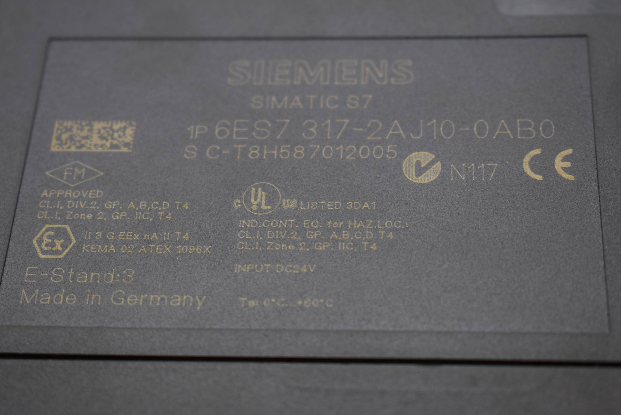 Siemens Simatic S7 CPU317-2 DP 6ES7317-2AJ10-0AB0 ( 6ES7 317-2AJ10-0AB0 )