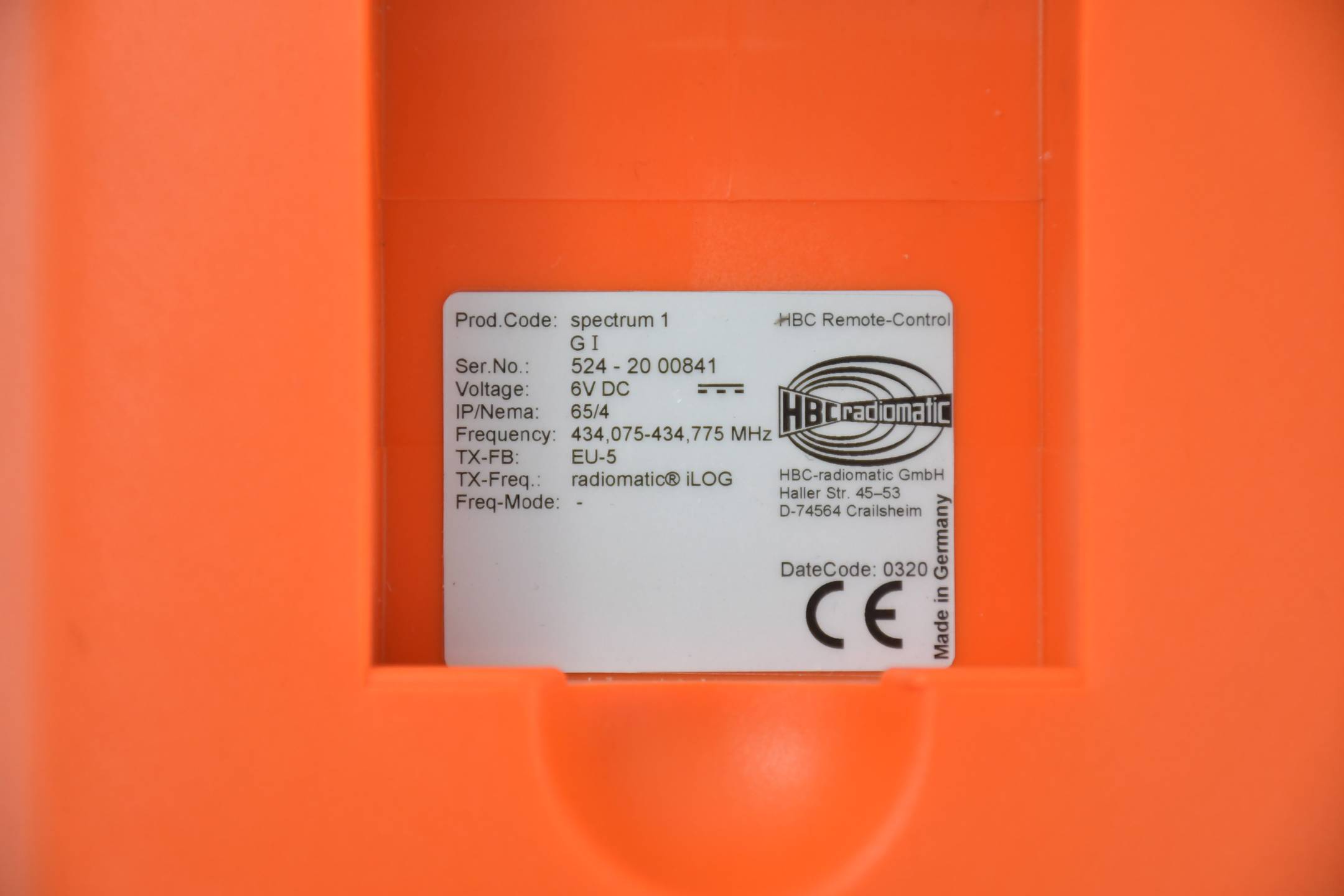 HBC Radiomatic Kran Funksender & Empfänger Spectrum 1 FSE 524-2000841