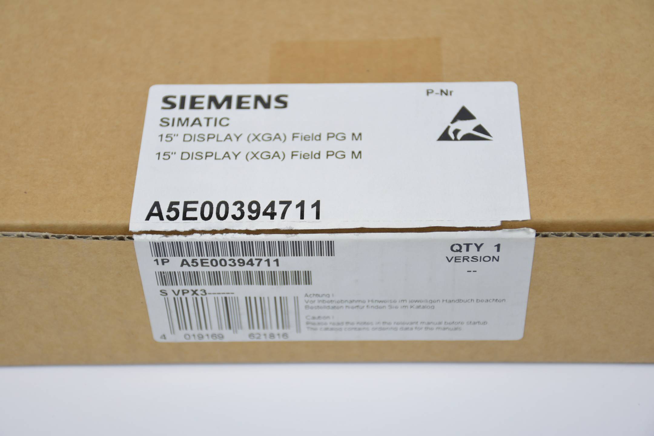 Siemens simatic PG Display Field PG M/M2 A5E00394711