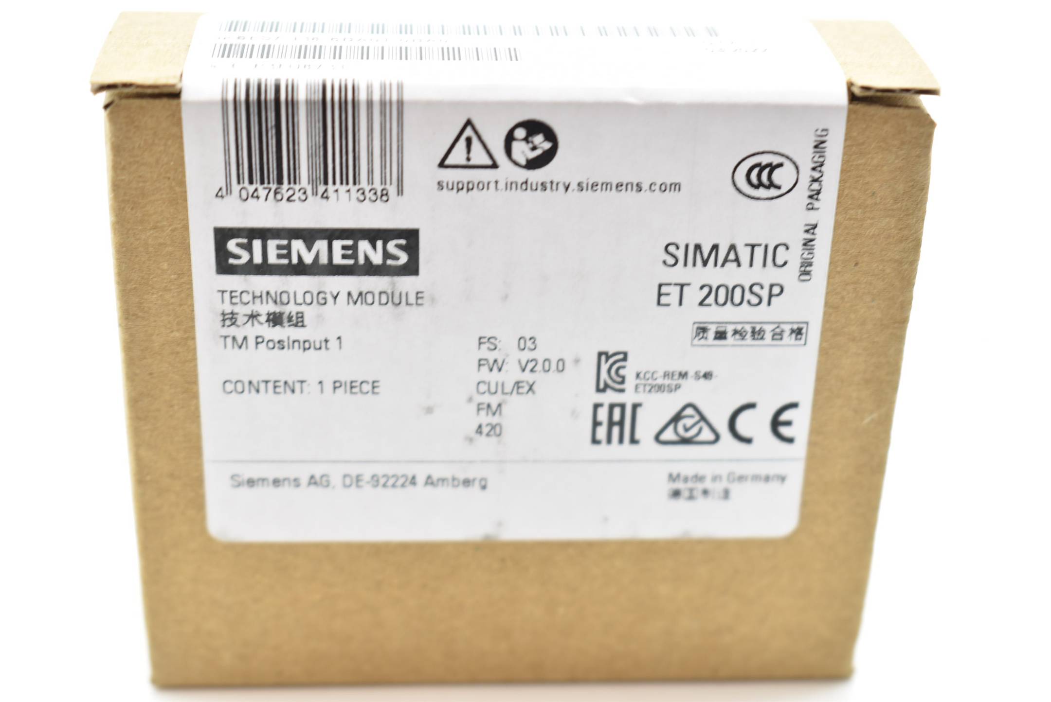 Siemens simatic ET 200SP 6ES7 138-6BA01-0BA0 ( 6ES7138-6BA01-0BA0 ) E.03