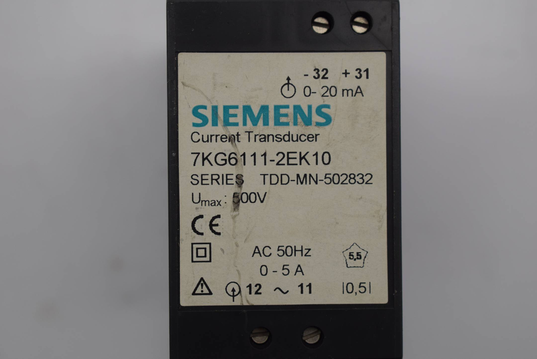 Siemens Messumformer 7KG6111-2EK10 ( 7KG6 111-2EK10 )