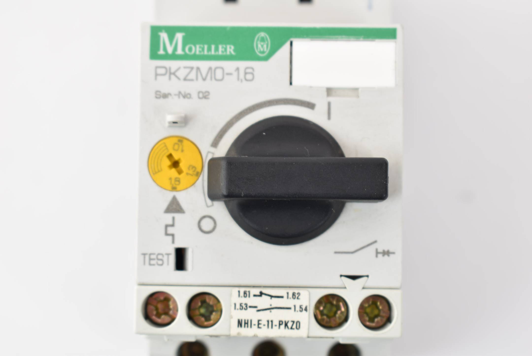 Klöckner Moeller Motorschutzschalter 50/60Hz 6000V PKZM0-1,6 inkl. NHI-E-11-PKZ0
