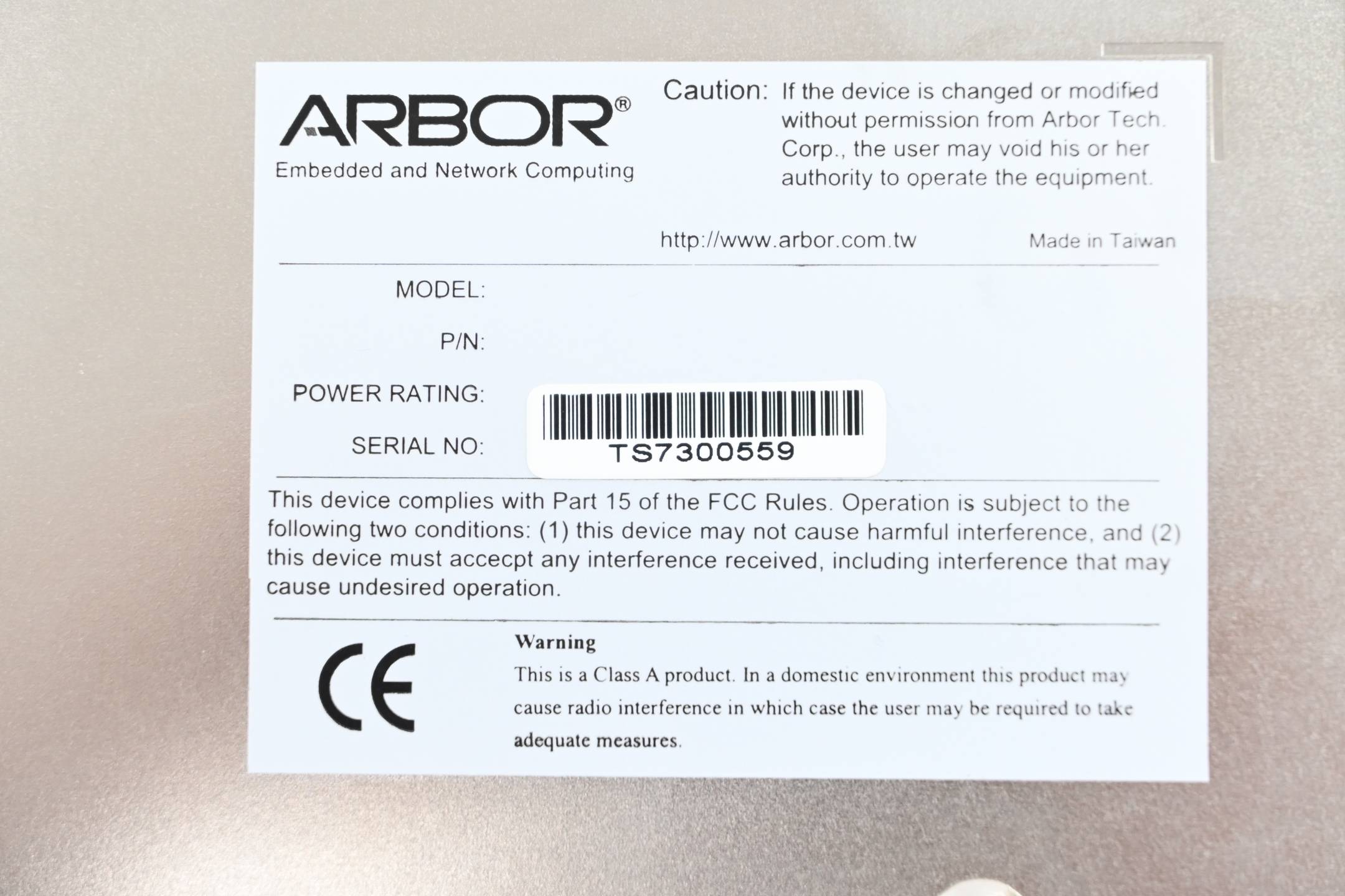 Arbor Industrie Panel-PC 