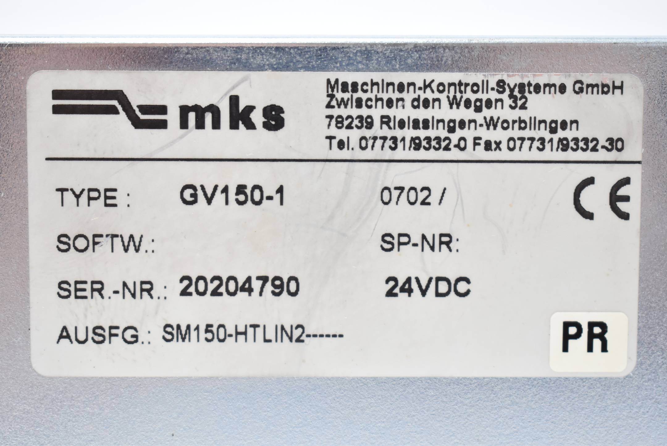 MKS GV 150 Encoder Steuermodul GV150-1 ( GV150 )