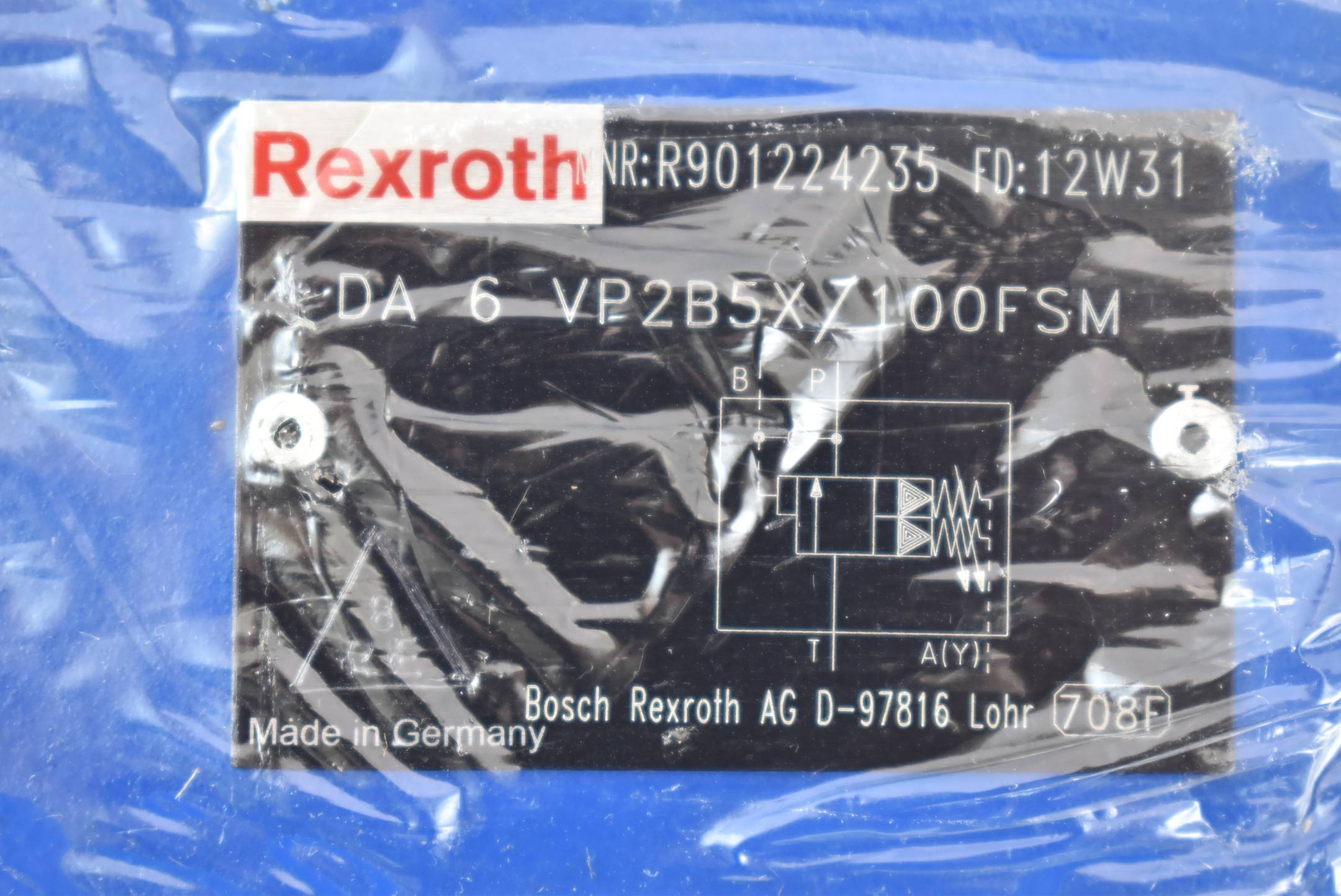 Rexroth Druckabschaltventil DA 6 VP2B5X/100FSM ( R901224235 )