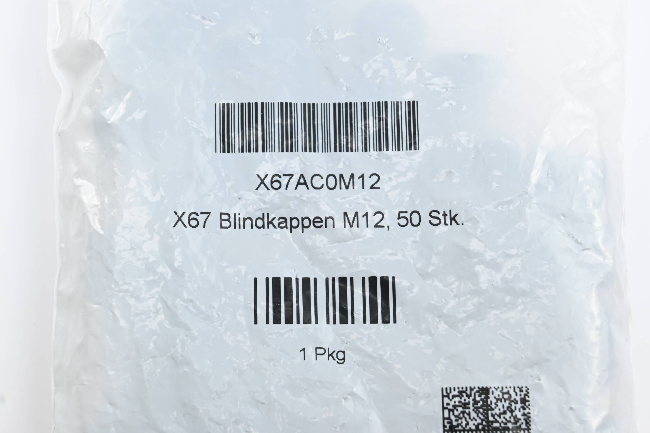 B&R Automation 50 Stück X67 Blindkappen M12 X67AC0M12