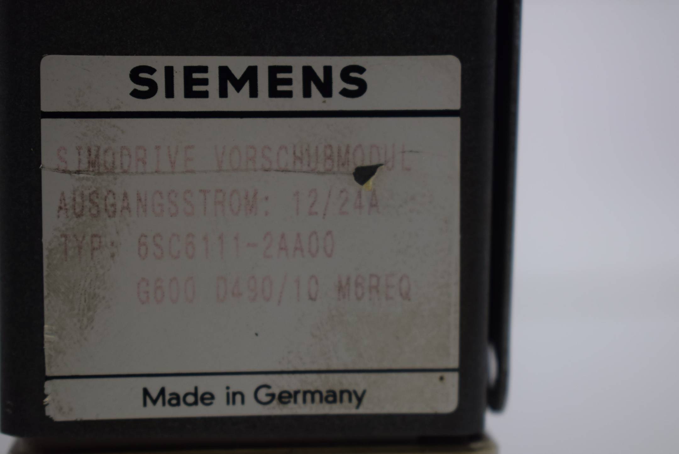 Siemens Simodrive 611 Vorschubmodul 12/24A 6SC6111-2AA00 ( 6SC6111-2AA00 )