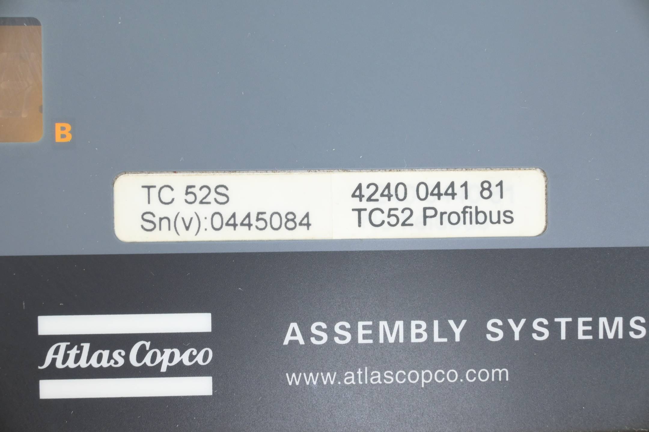Atlas Copco Power Macs TC 52S ( 4240 0441 81 ) TC52 Profibus
