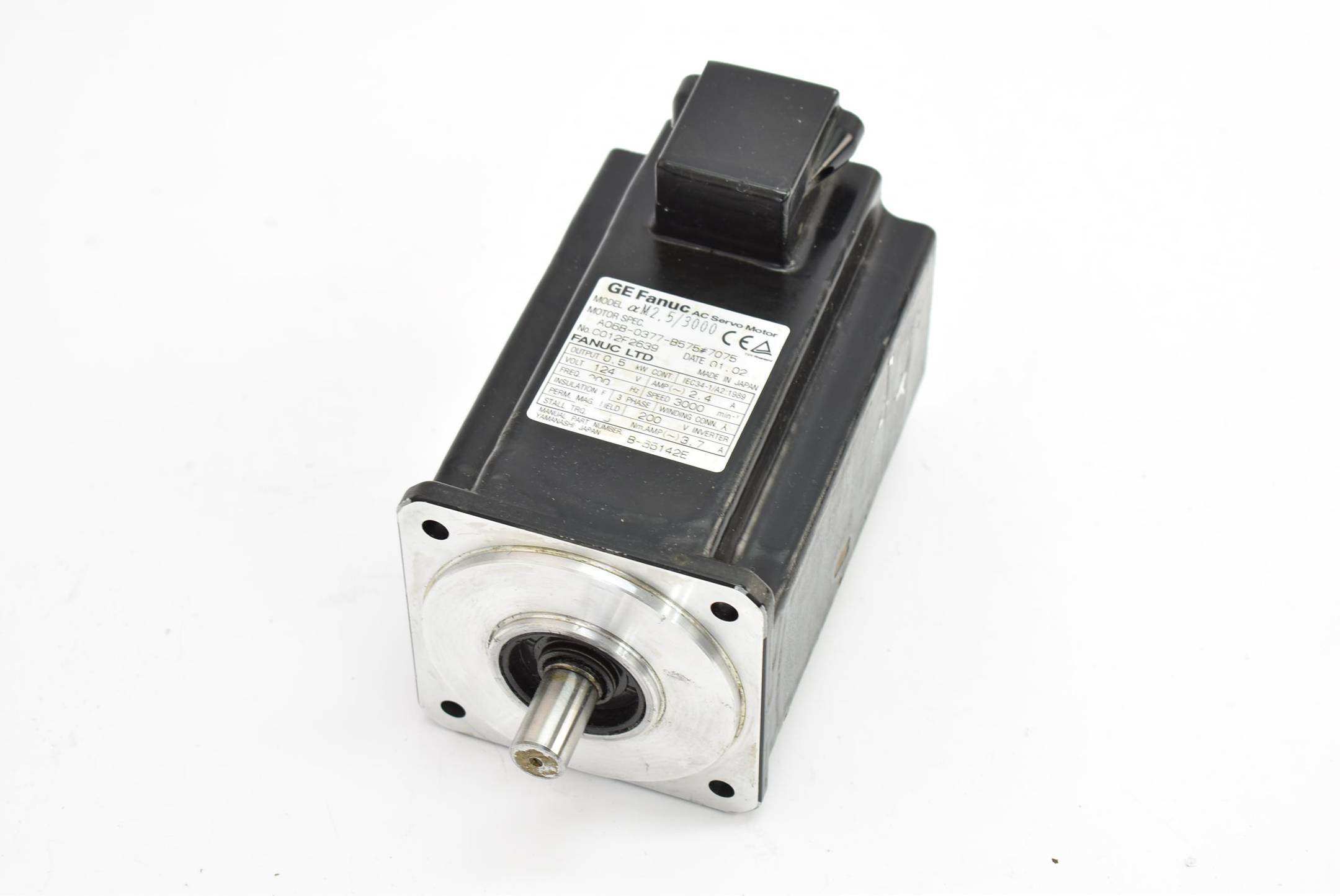 DEFEKT Fanuc LTD AC Servo Motor A06B-0377-B575#7075